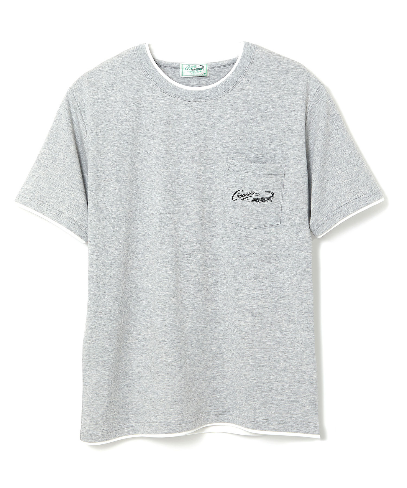 メンズ レイヤード風 ロゴプリント Tシャツ通販 [1002-64213