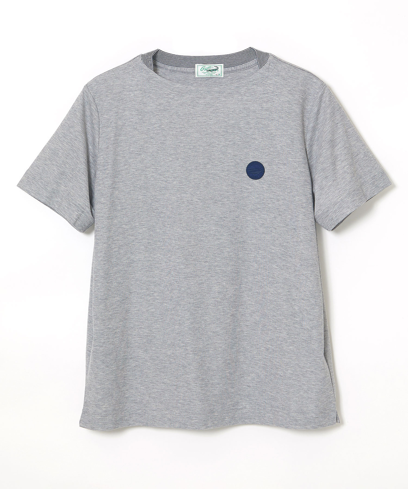 メンズ 変形ネック ボーダーリブ Tシャツ通販 [1002-64228