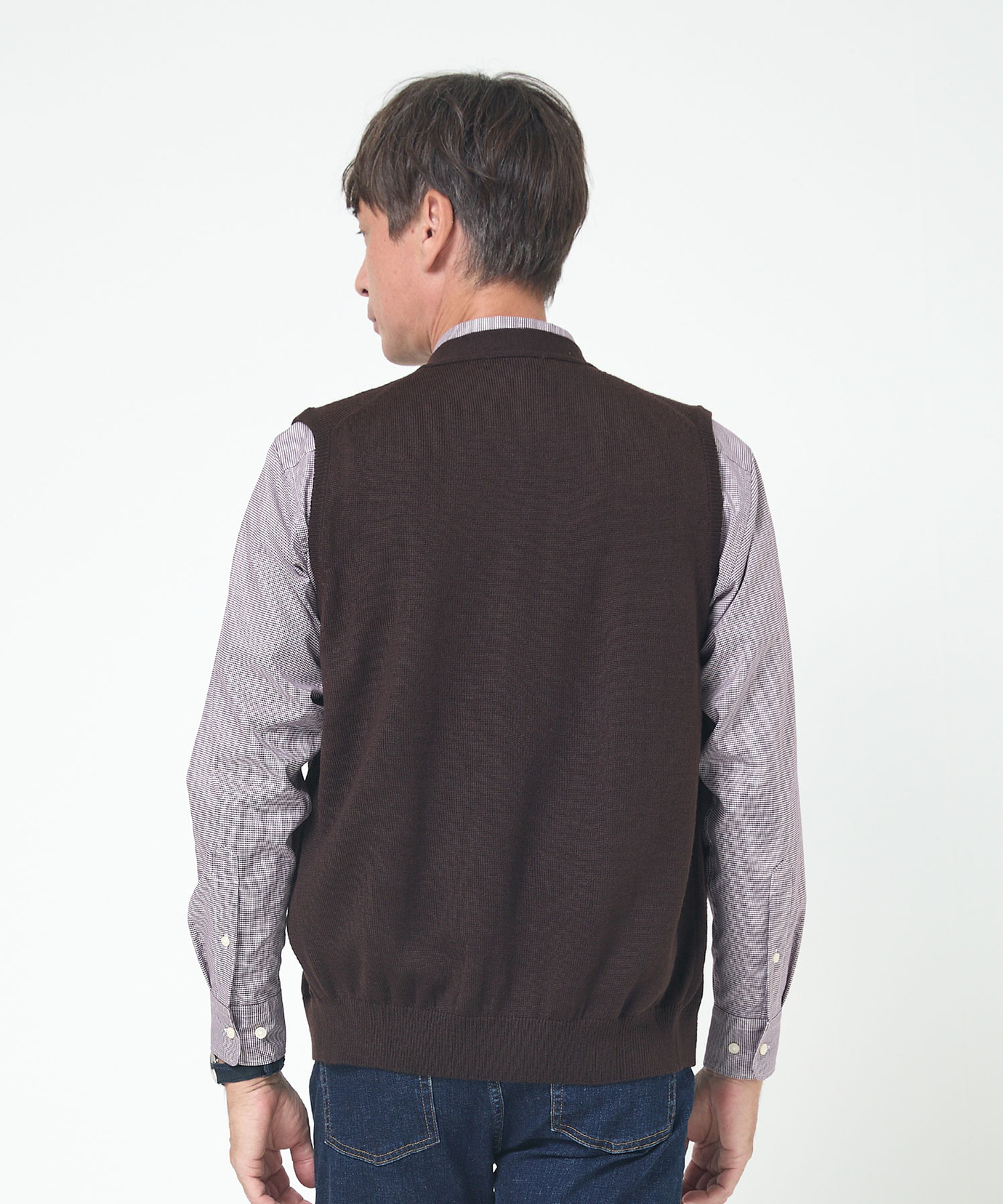 メンズ 10ゲージオープンベスト【洗濯機洗いOK】通販 [1003-06583