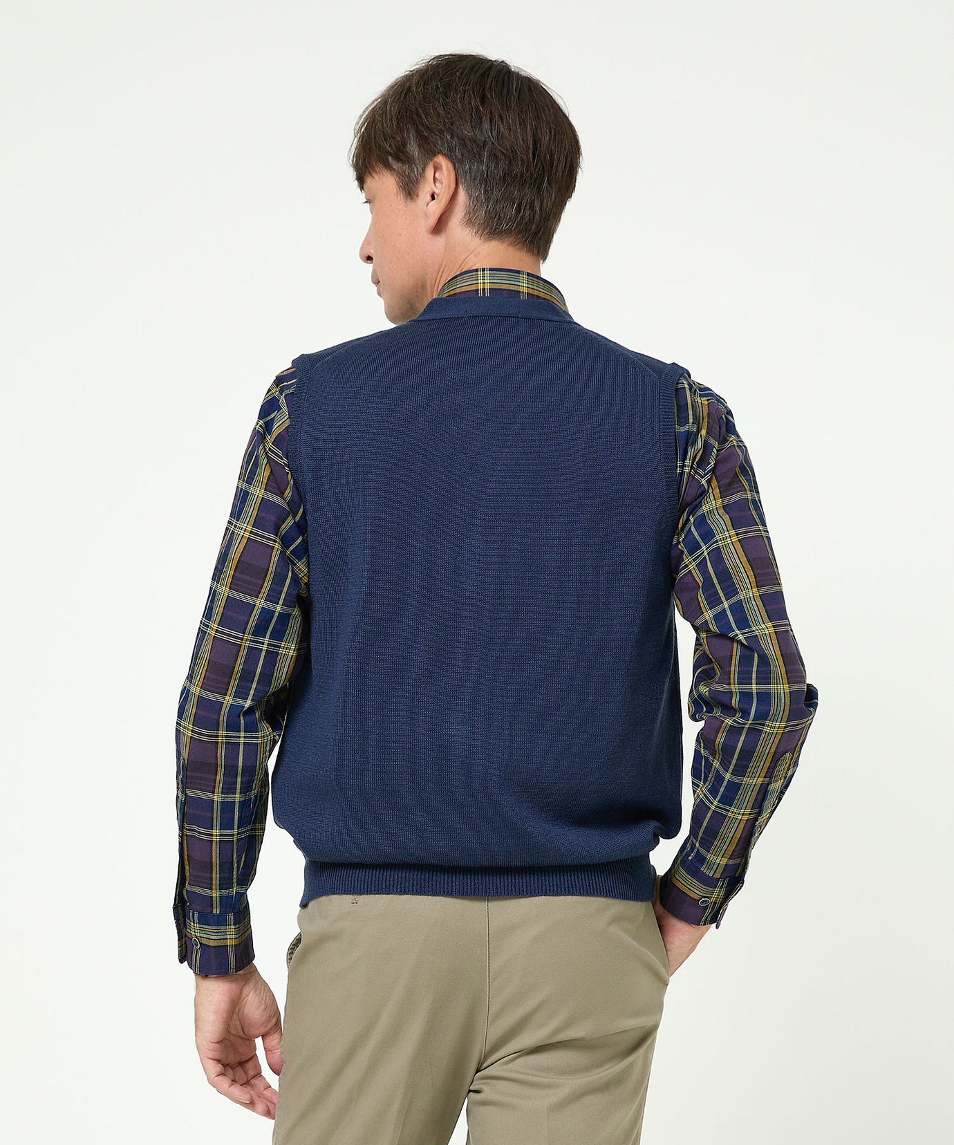 メンズ 10ゲージオープンベスト【洗濯機洗いOK】通販 [1003-06583