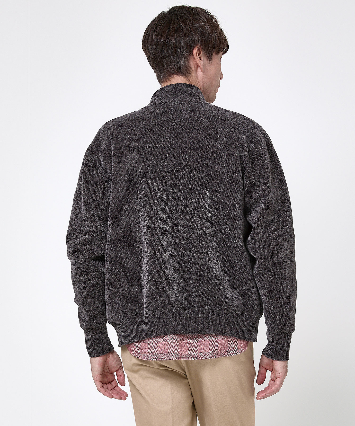 トップス KUON BORO BANDED SLEEVE SWEATSHIRT メンズ モールニット フルジップ ブルゾン通販 [1003-58302