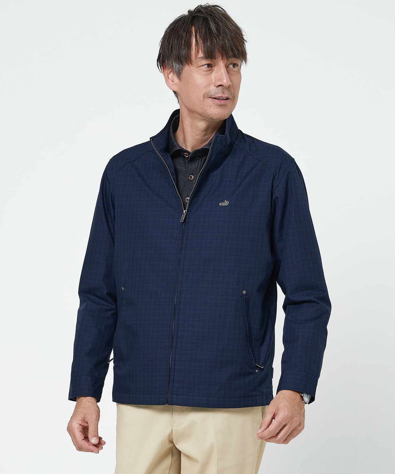 メンズ ツイル ファスナーポケット付き ブルゾン 通販 [1004-51403