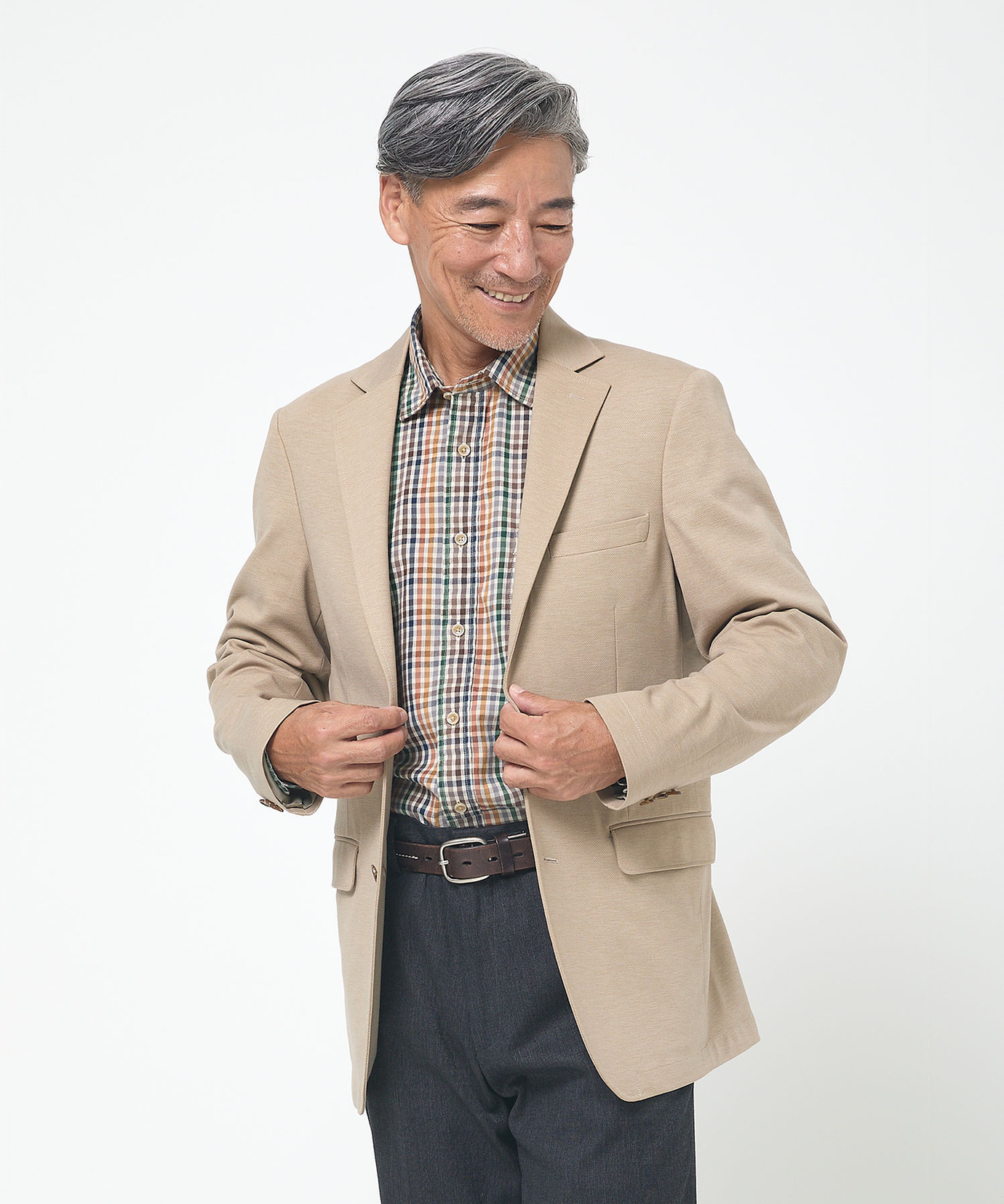 メンズ ジャージ素材 テーラード ジャケット通販 [1004-55406