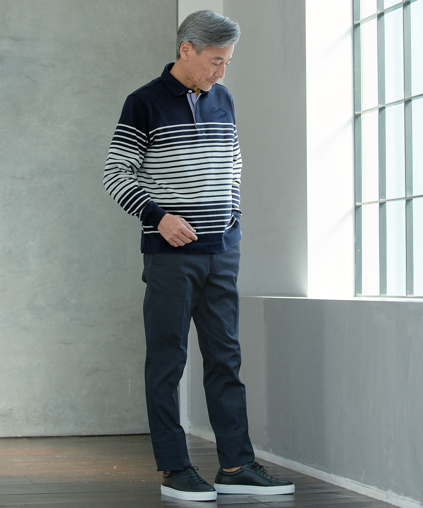 メンズ ピマコットン ストレッチ パンツ【吸汗速乾】通販 [1005-51500