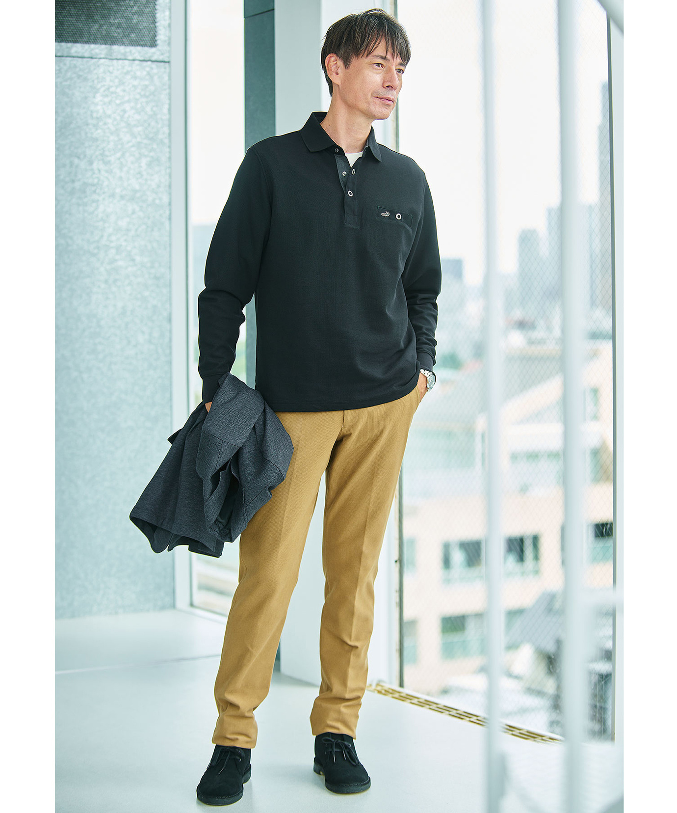 メンズ ドビー コーデュロイ パンツ通販 [1005-55505] - クロコダイル