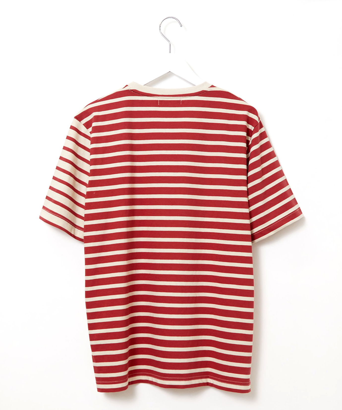 メンズ スノーコットン クレイジーボーダー柄 Tシャツ【接触冷感】通販