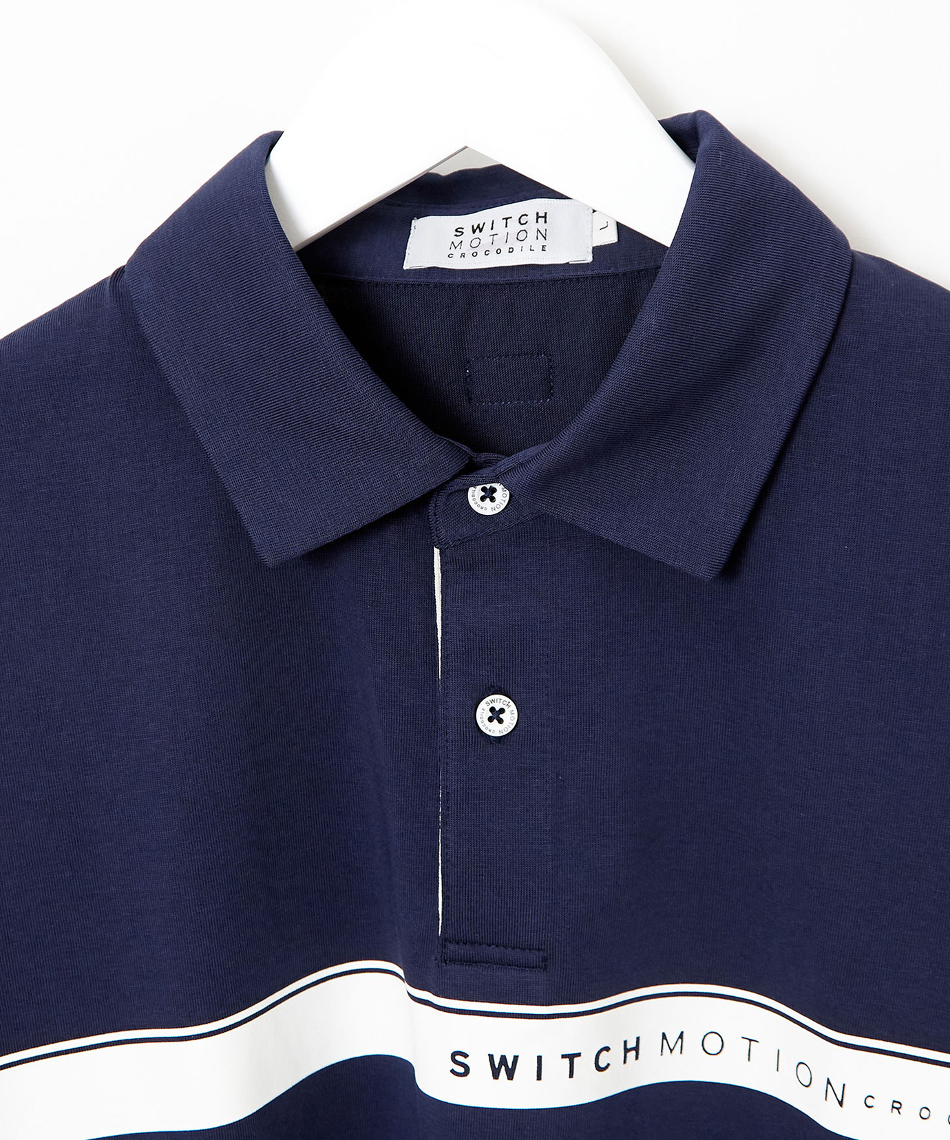 メンズ アシンメトリー ロゴプリント ポロシャツ通販 [1502-53276