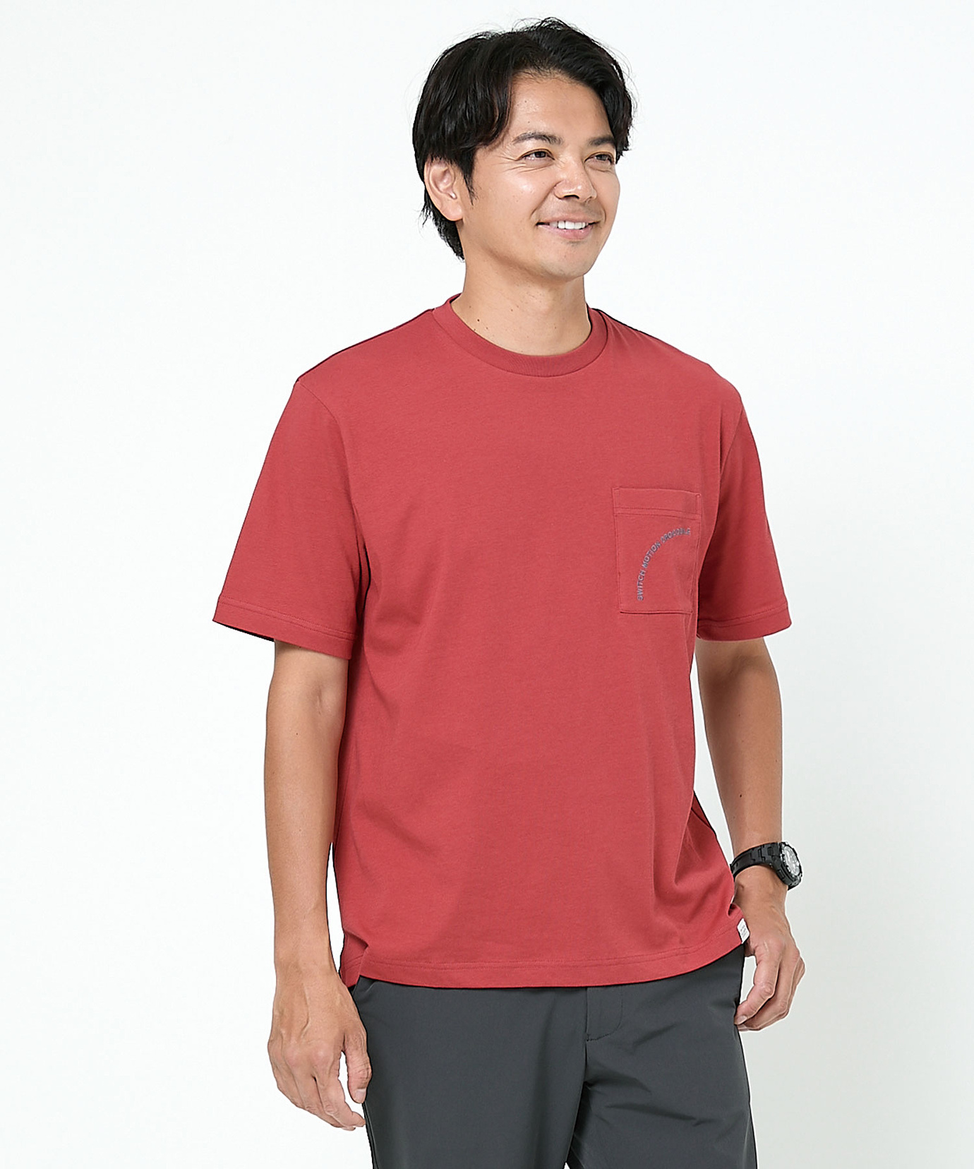 メンズ クルーネック ポケットロゴ Tシャツ通販 [1502-54272