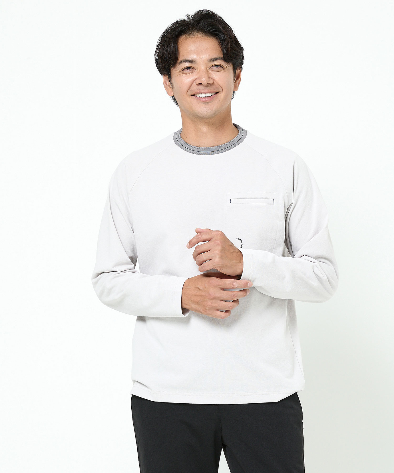 メンズ 裏起毛 ラグランスリーブ トレーナー通販 [1502-55273