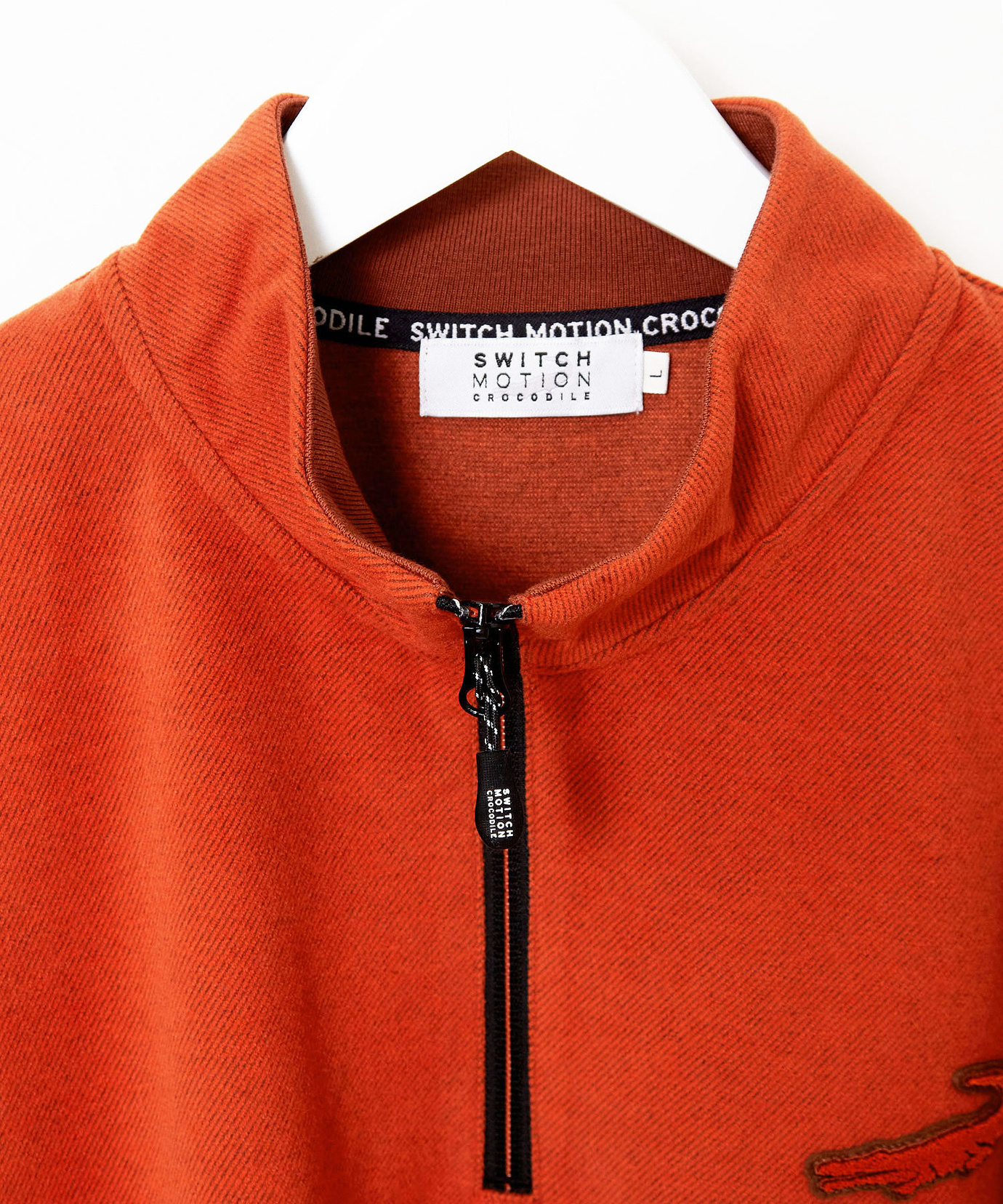 メンズ ツイル素材 ハーフジップ トレーナー通販 [1502-55286