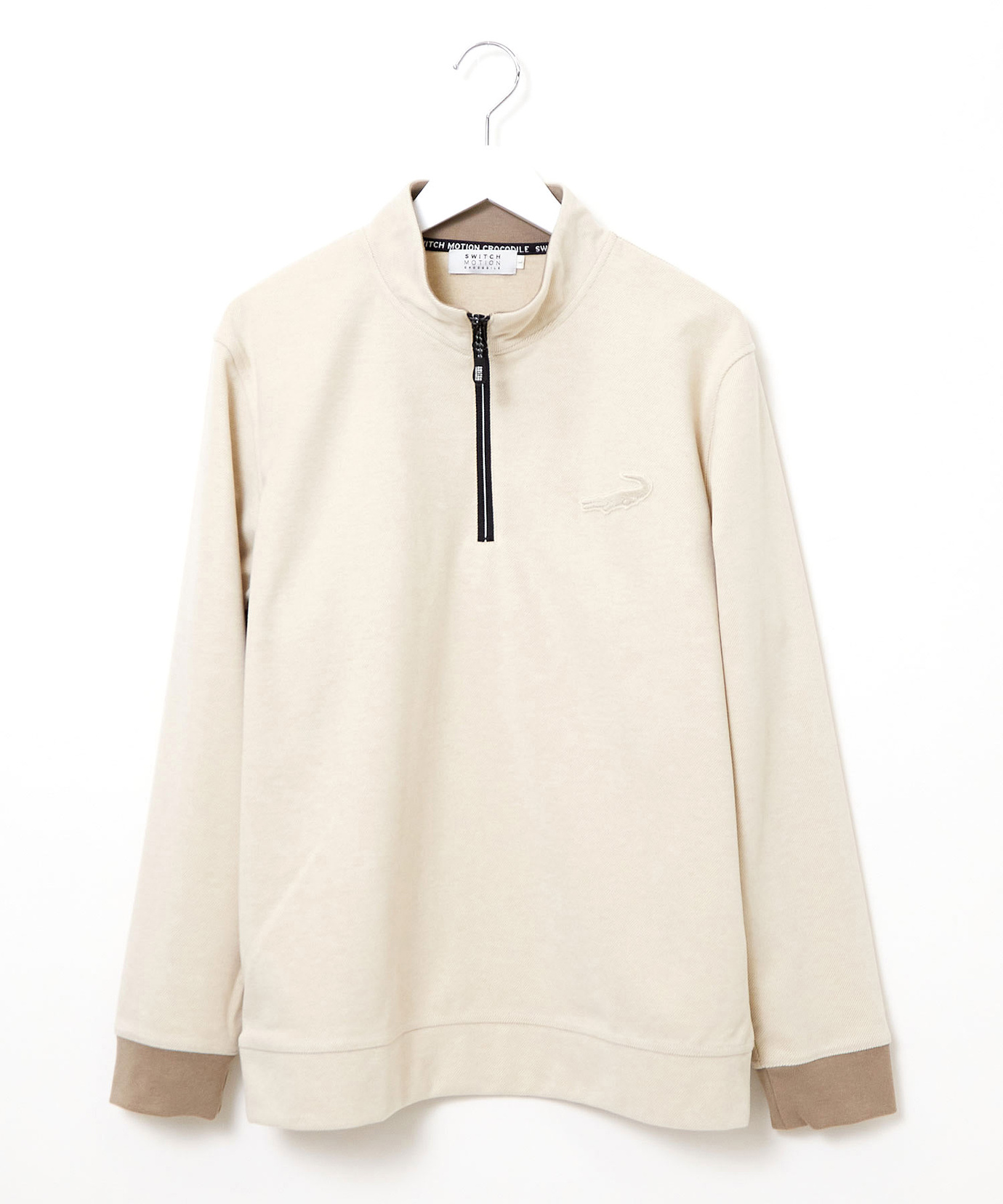 メンズ ツイル素材 ハーフジップ トレーナー通販 [1502-55286