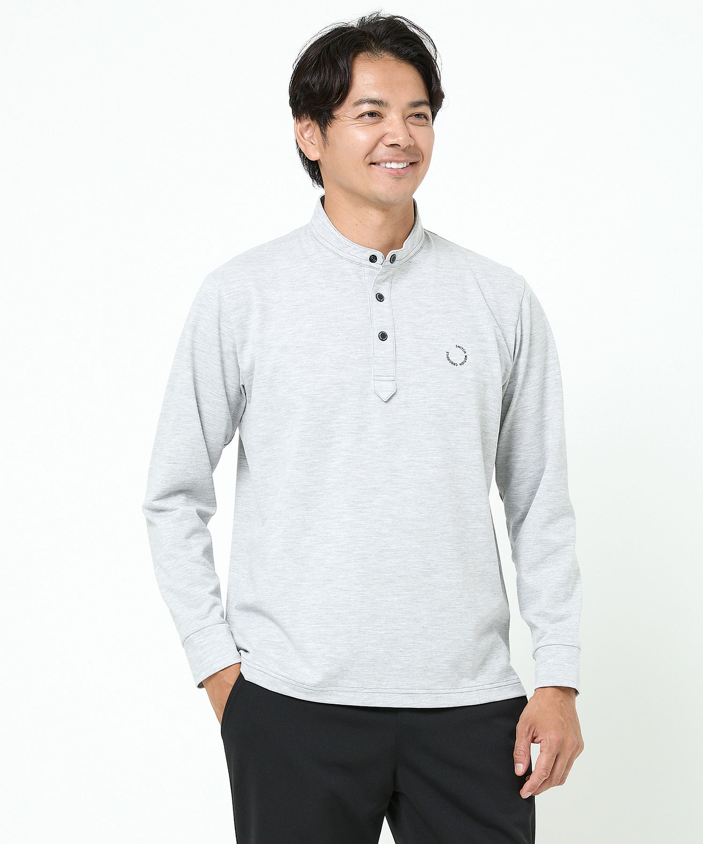 メンズ バンドカラー ハイネック プルオーバー通販 [1502-56272