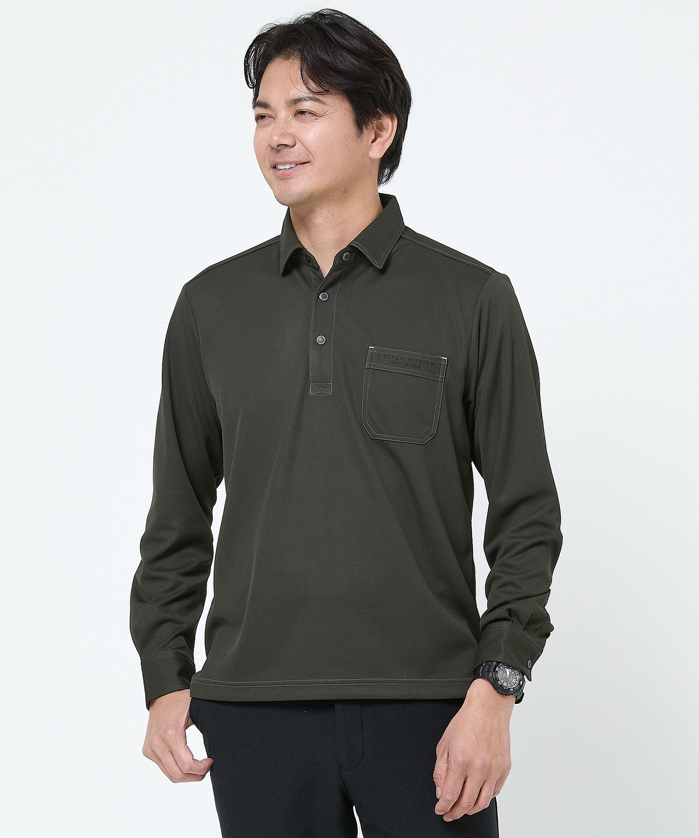 メンズ ロゴ刺繍 ステッチ ポロシャツ通販 [1502-56278