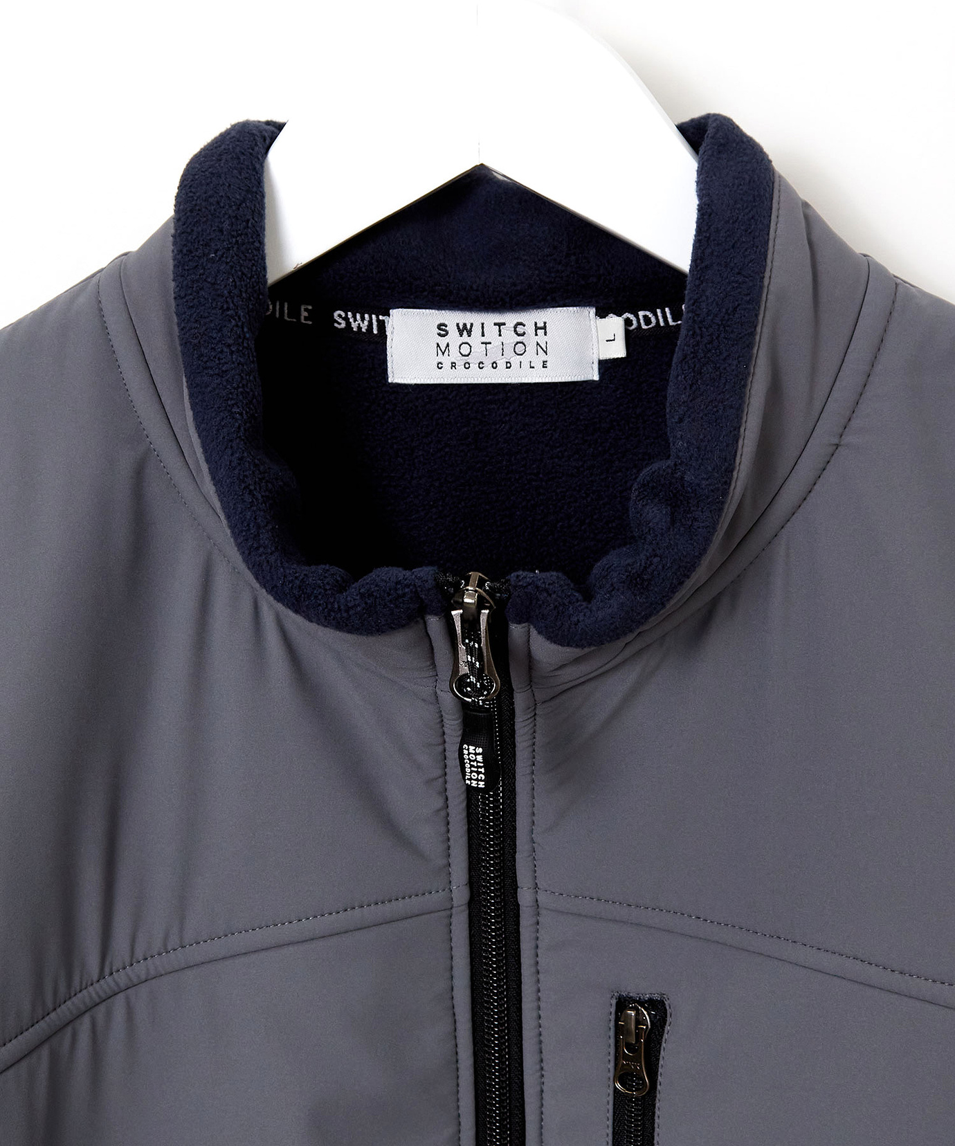 メンズ フリース切り替え スタンドカラー ブルゾン通販 [1502-56279