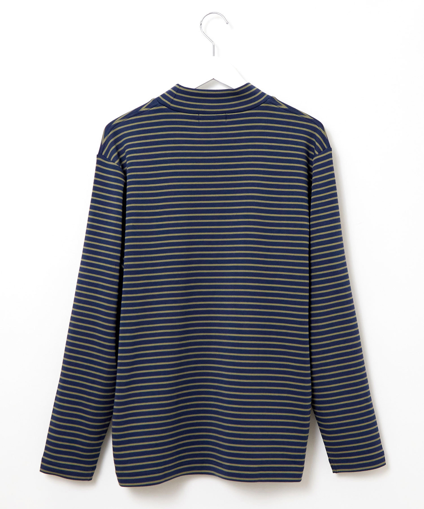 メンズ ボーダー柄 ハイネック カットソー通販 [1502-56280