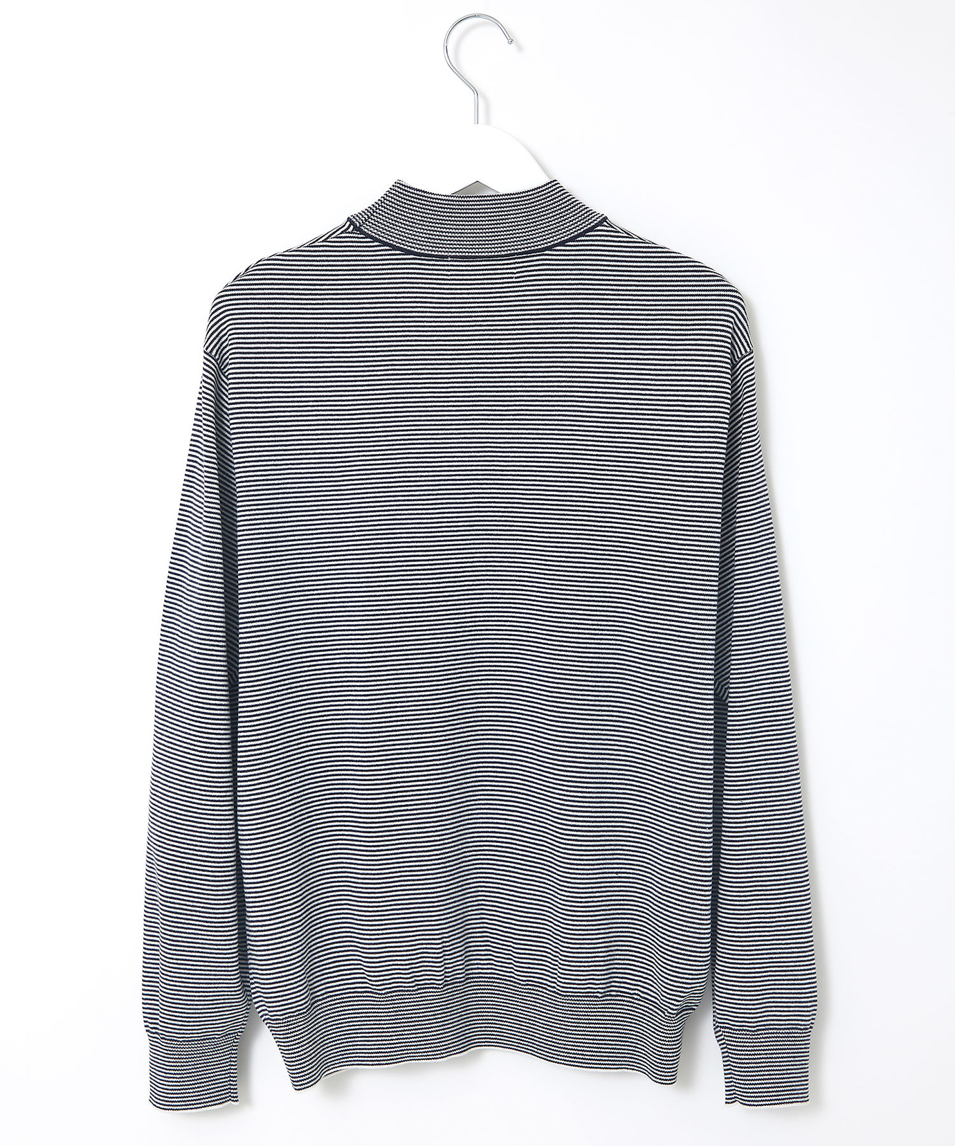 メンズ ボーダー ハイネック ニット【手洗いOK】通販 [1503-48371