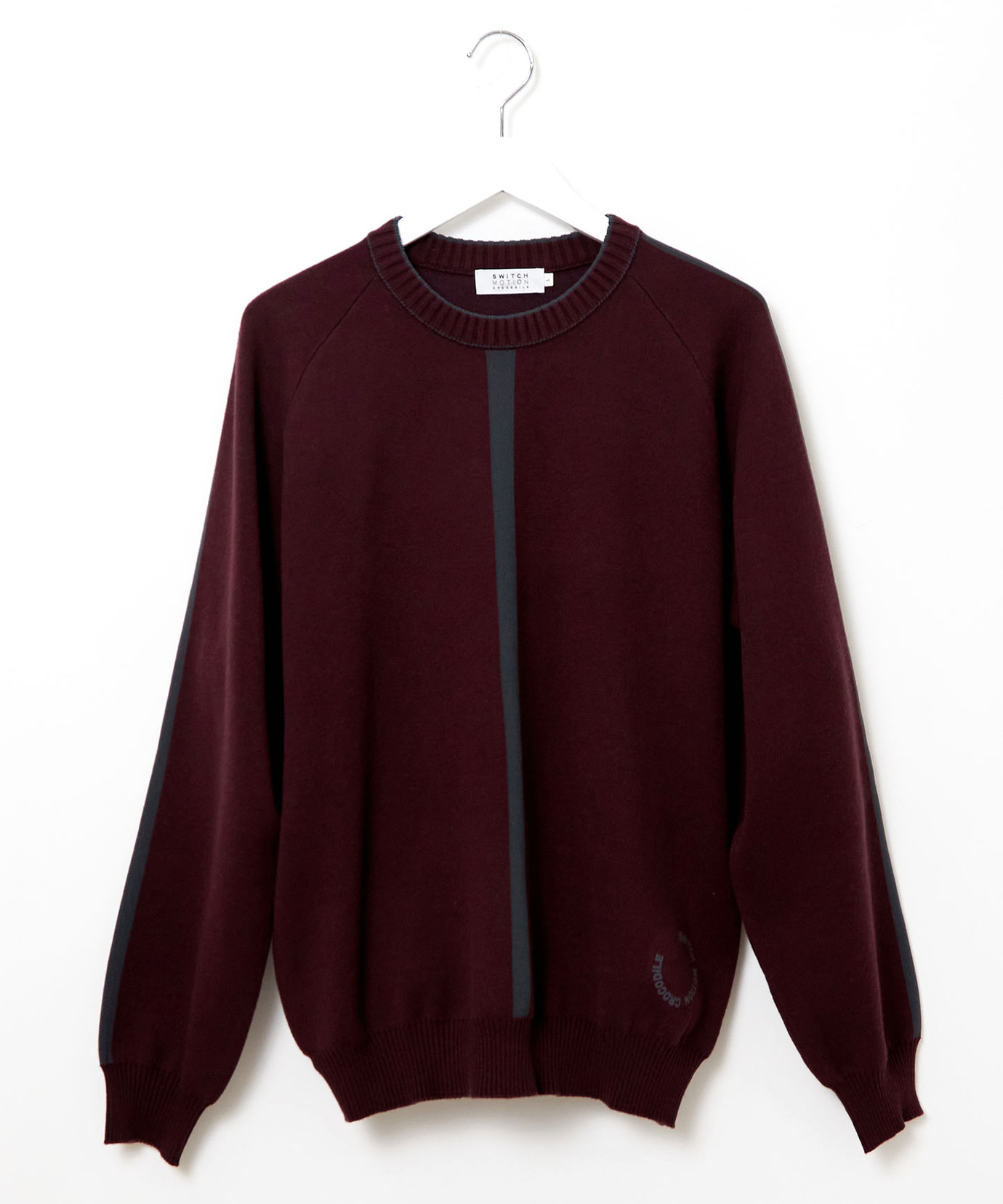 メンズ ウールブレンド ジャカード ニット 【手洗いOK】通販 [1503