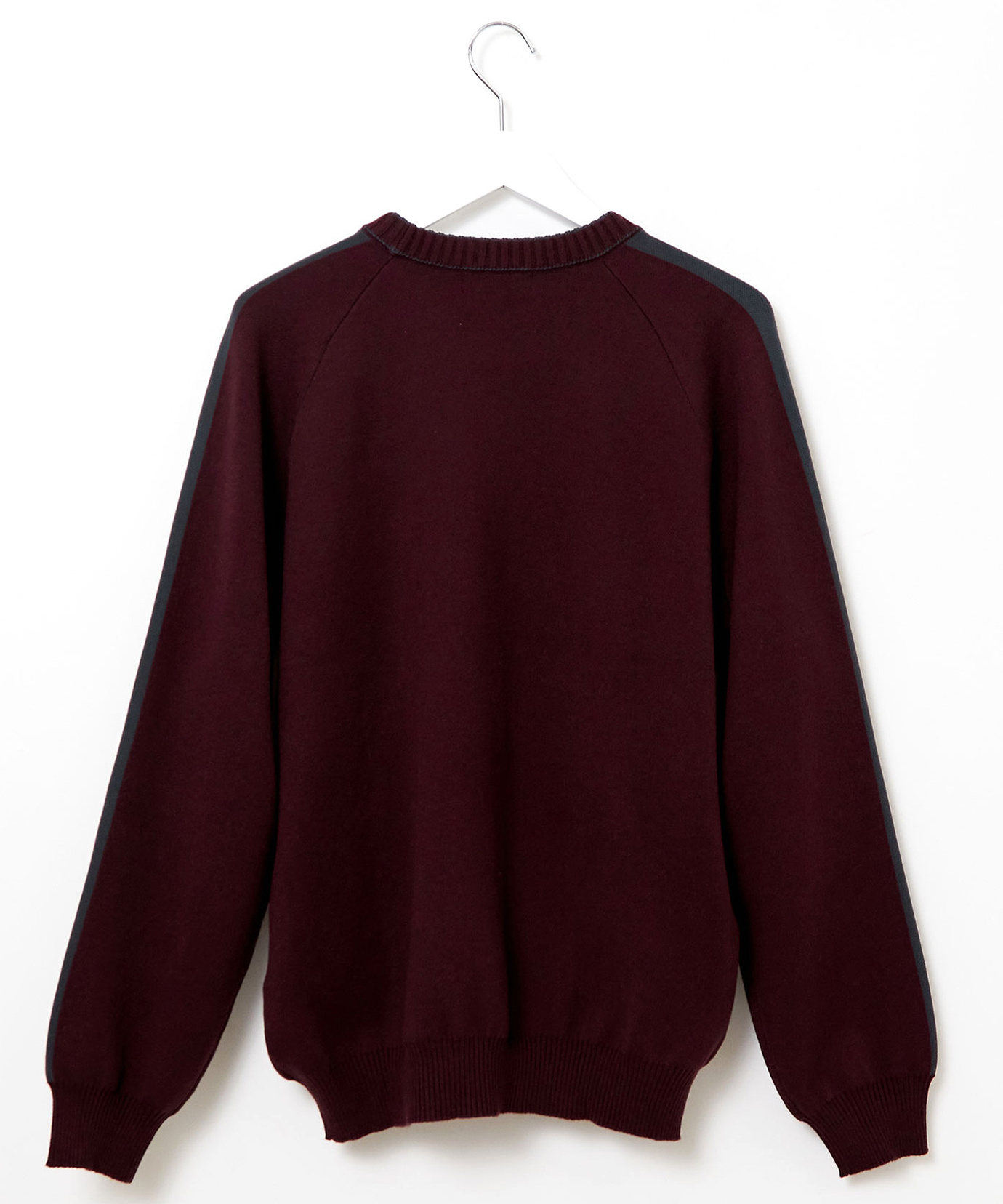 メンズ ウールブレンド ジャカード ニット 【手洗いOK】通販 [1503