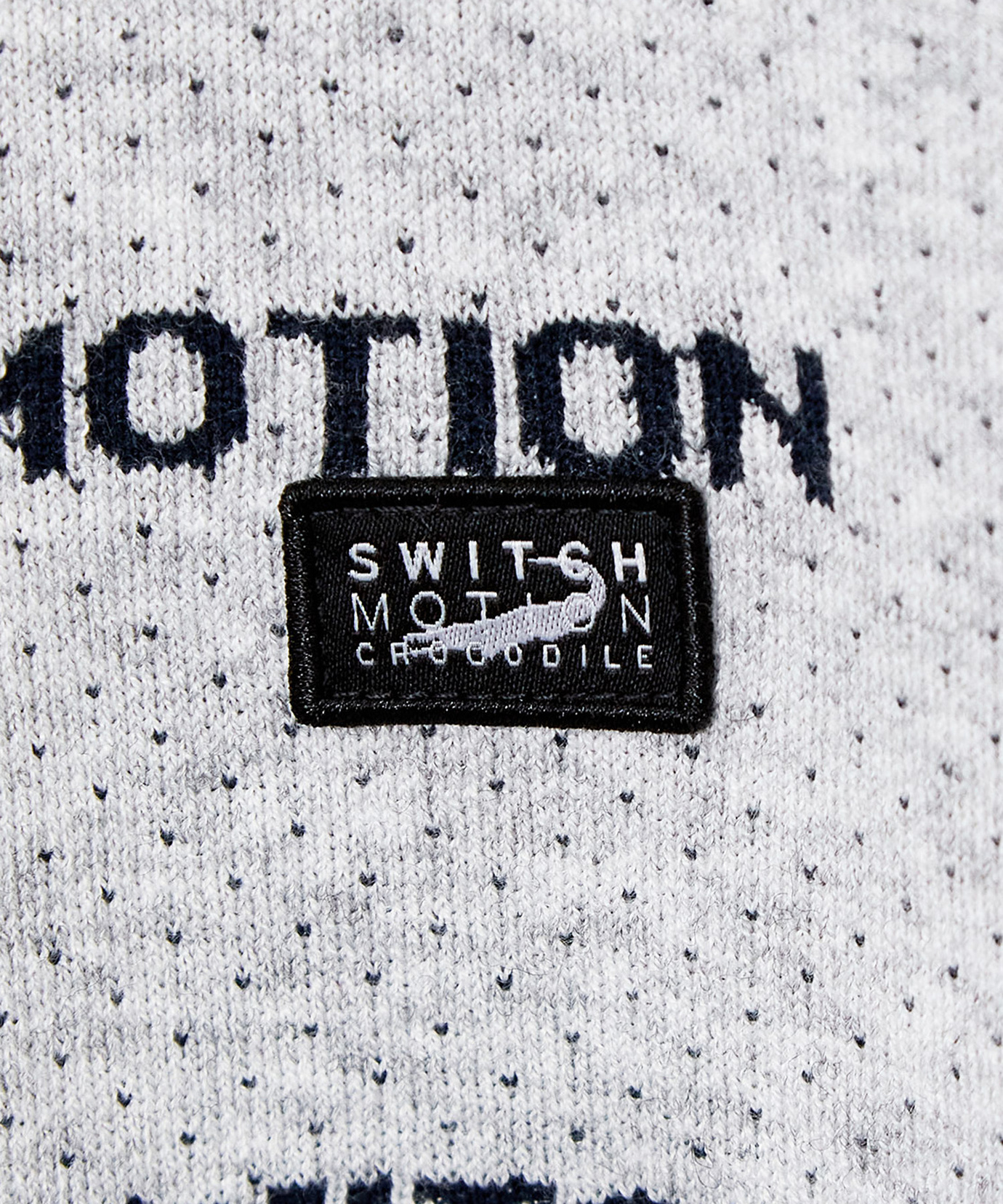 メンズ ウールブレンド ロゴジャカード ニット【手洗いOK】通販 [1503