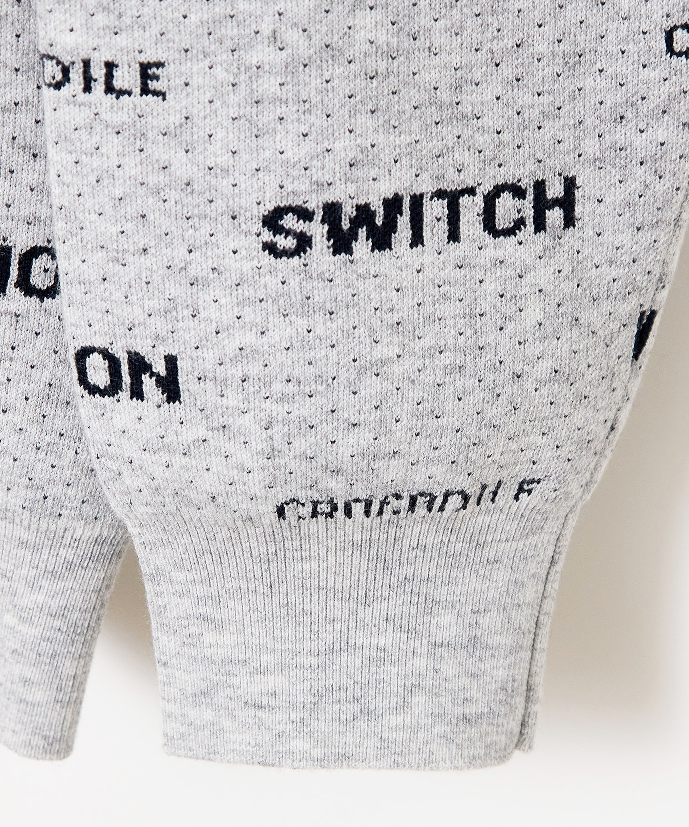 メンズ ウールブレンド ロゴジャカード ニット【手洗いOK】通販 [1503