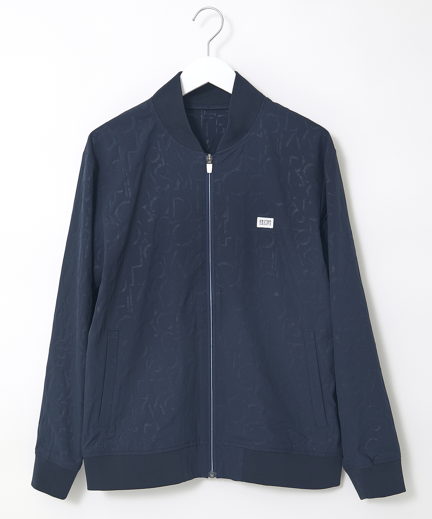 メンズ エンボス ロゴ デザイン ブルゾン【手洗いOK】通販 [1504-45472