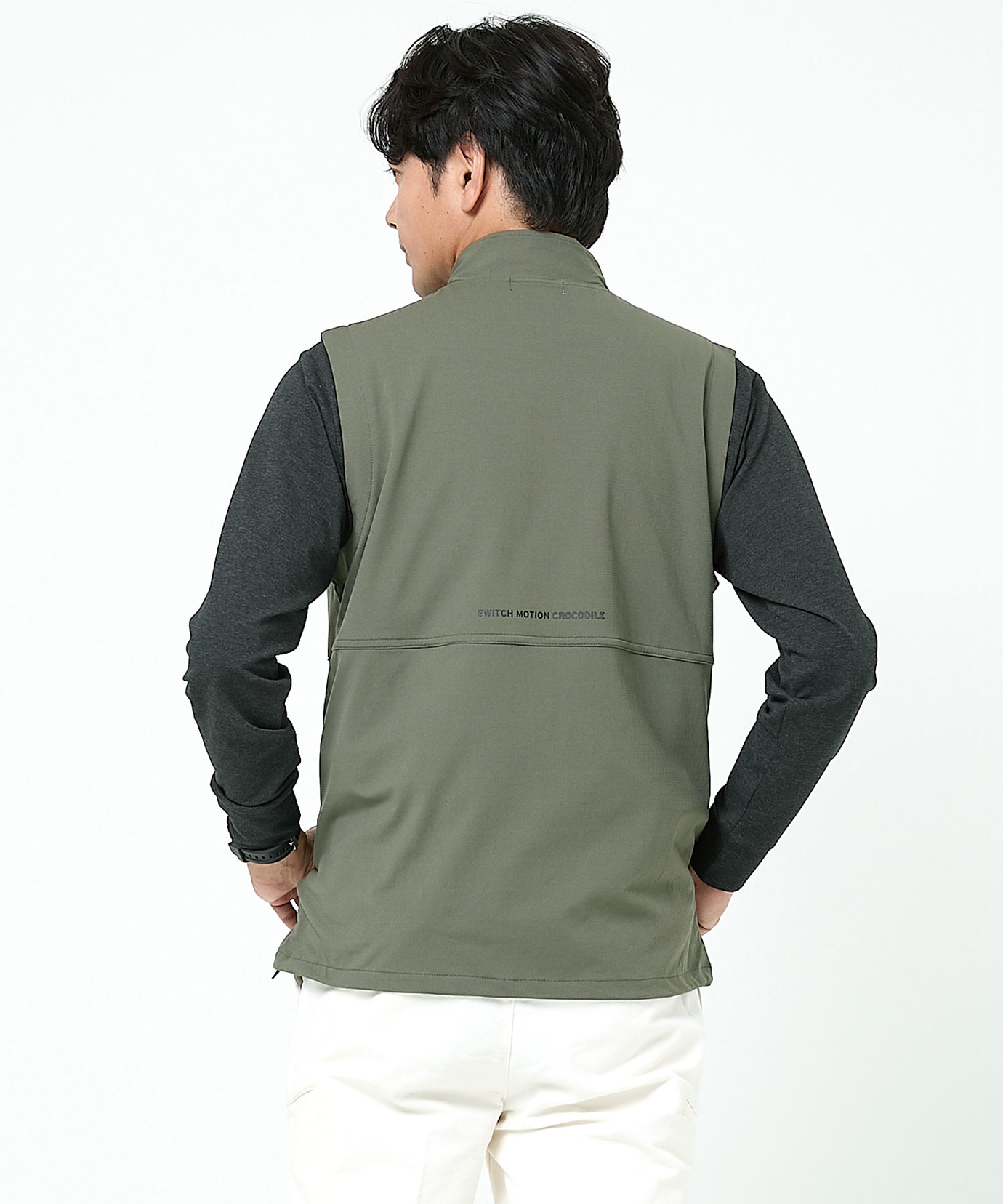 RANDY ベスト メンズ ストレッチ ジップ ベスト通販 [1504-55470] - クロコダイル