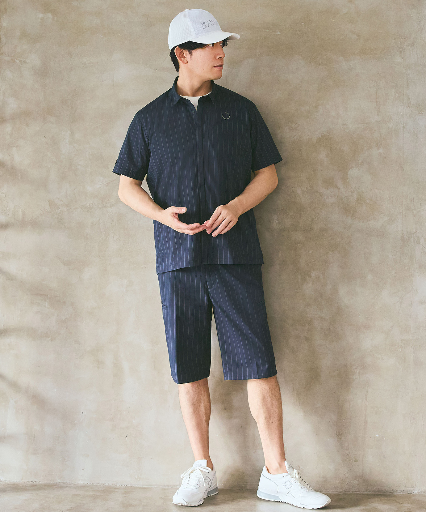 メンズ メッシュ ロゴ キャップ【手洗いOK】【吸汗速乾】通販 [1510