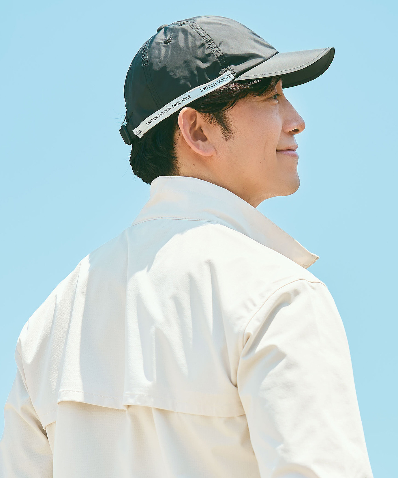 メンズ ロゴテープ キャップ【UVカット】【撥水】通販 [1510-55070