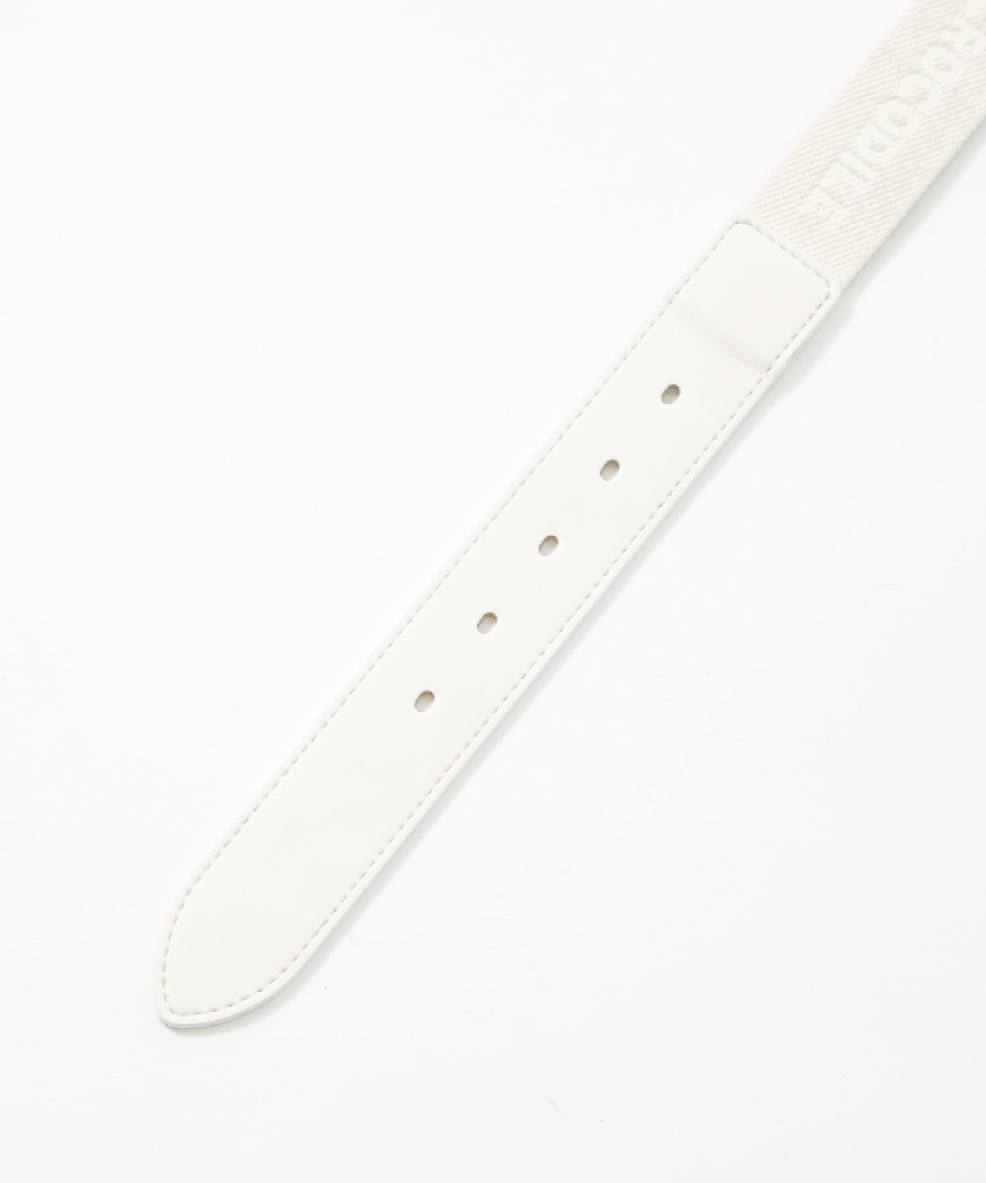 メンズ ストレッチ エンボスロゴ ベルト【一部店舗限定】【日本製