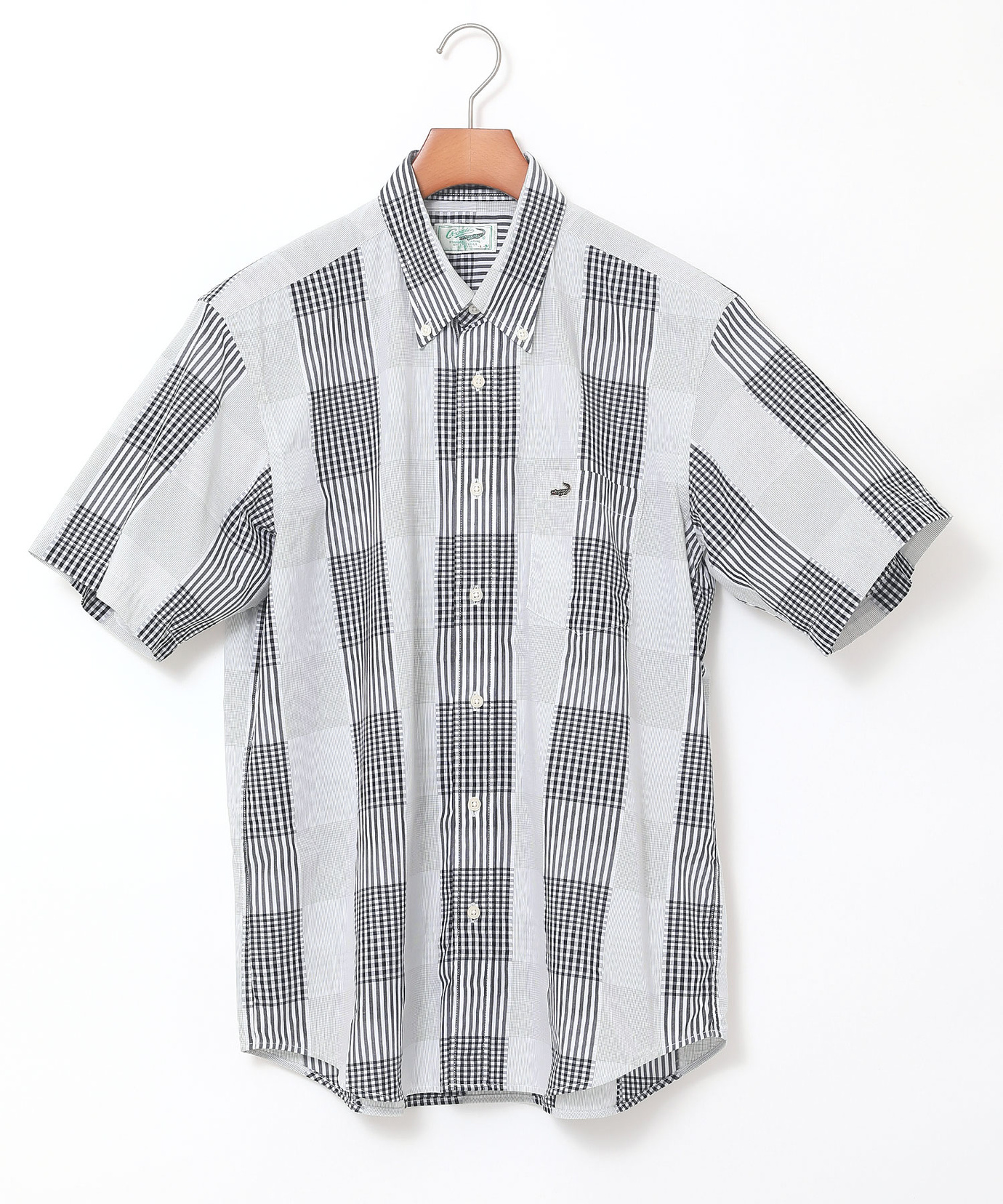 【まあ様】新品タグ付き！L’appartement OXFORD シャツ レース刺繍開襟シャツ｜MEN｜251HST30-419E｜AZUL BY MOUSSY（アズール