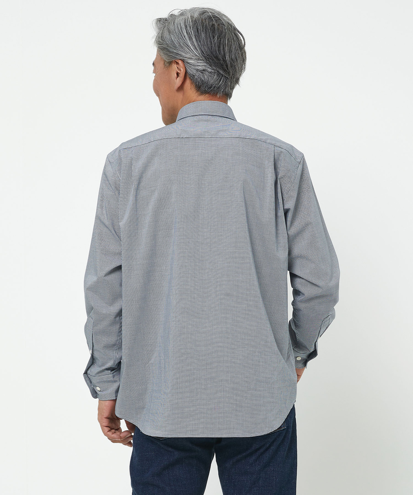 メンズ ノンアイロン マイクロギンガム シャツ通販 [1601-51101
