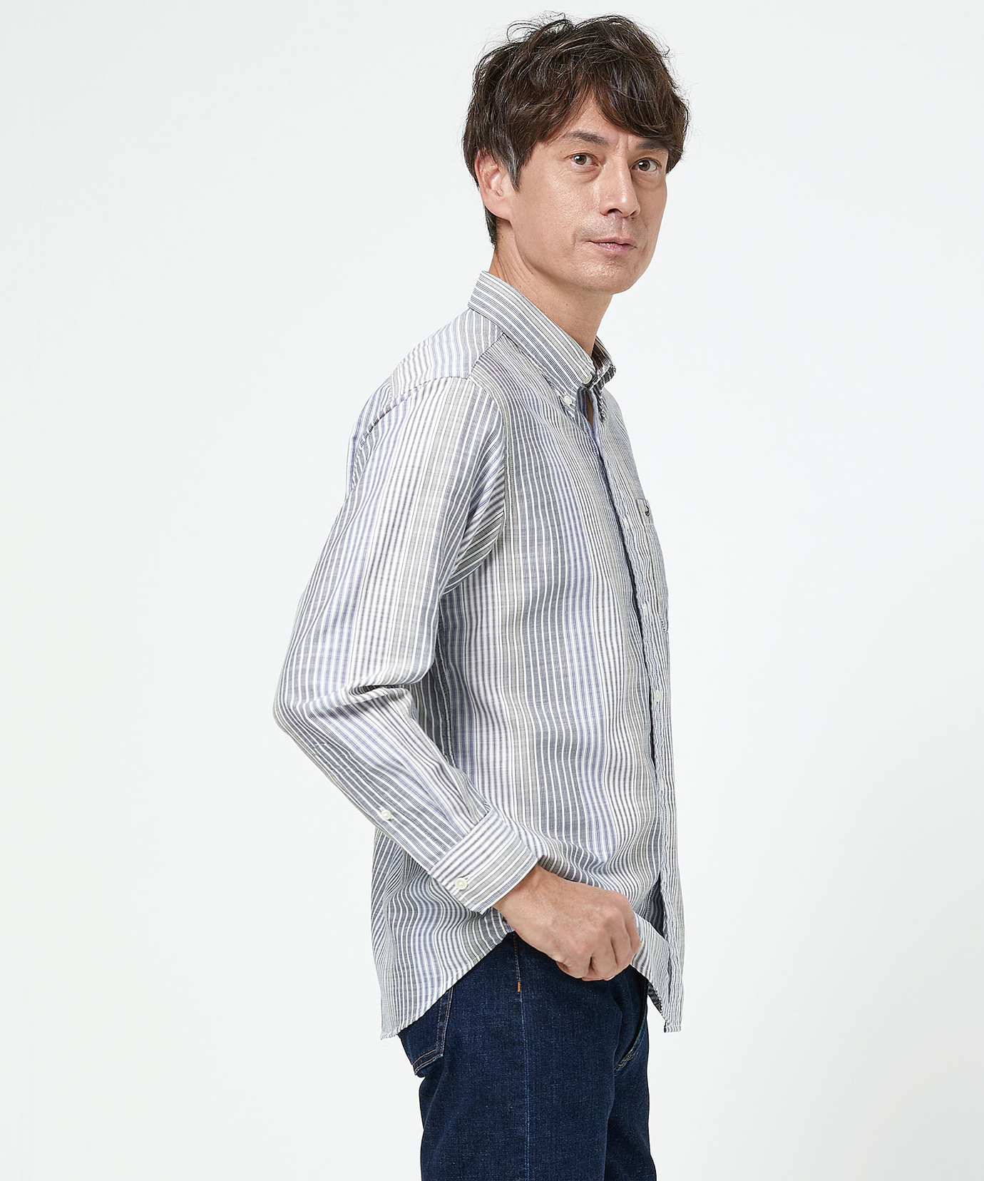 Admiral グレー模様入りTシャツ M メンズ 鹿の子 リーフプリント柄 Tシャツ【吸汗速乾】通販 [1002-53220