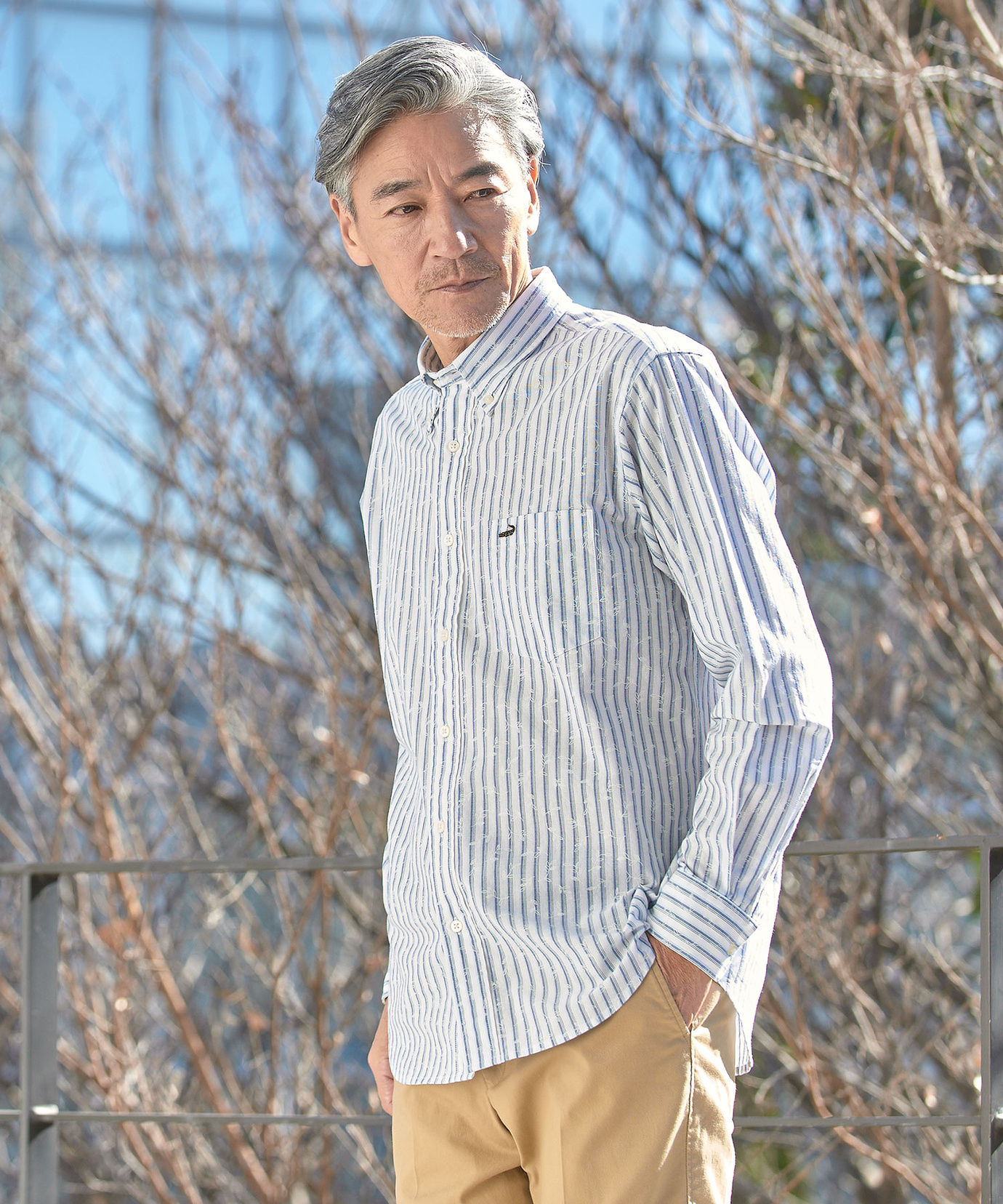 GRAPHIC COTTON STRIPE マーガレットハウエル MHL. 24年 WORKWEAR