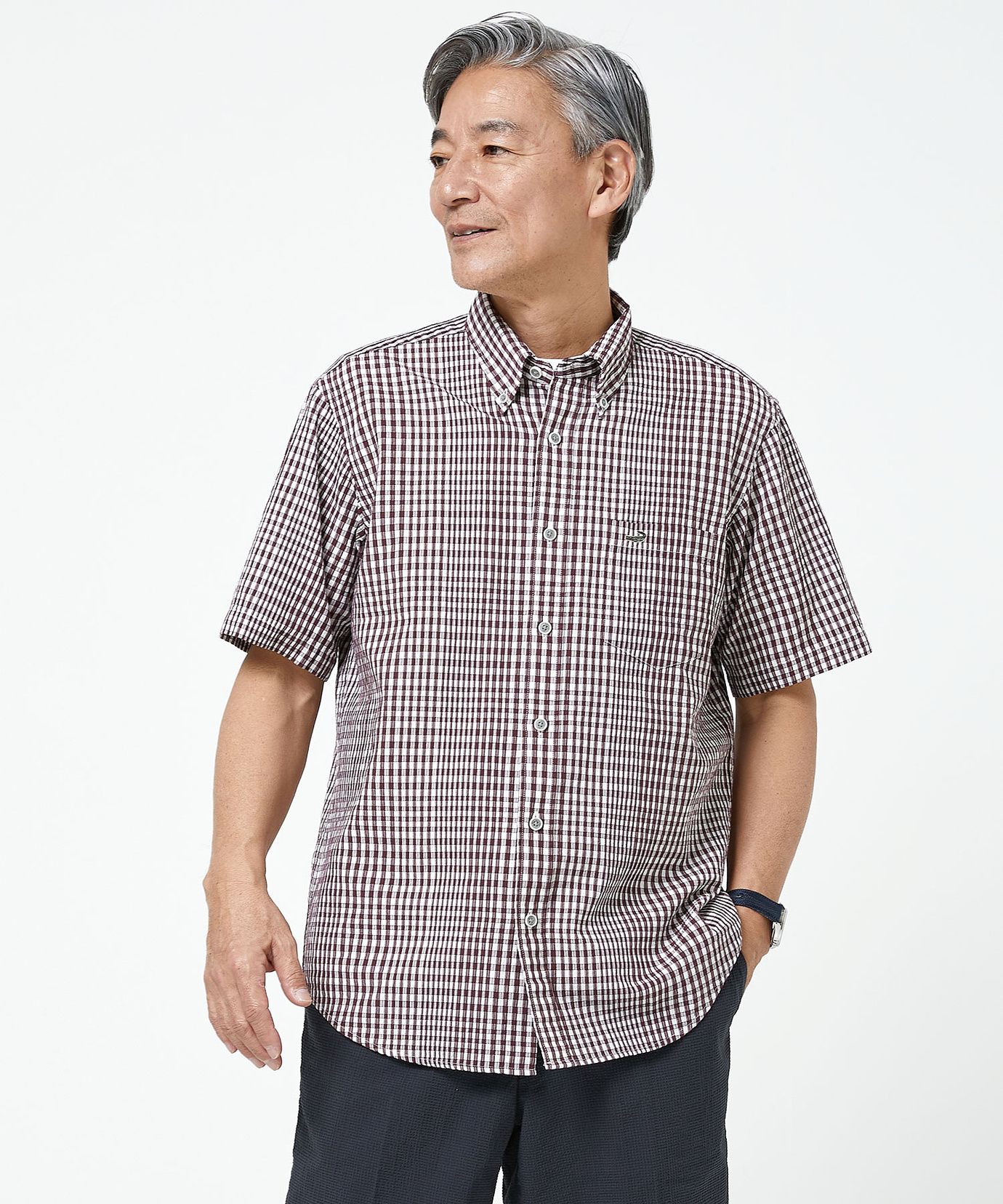 Butcher products コットンリネン ギンガムシャツ s-s 15 Butcher products コットンリネン ギンガムシャツ s-s 15 Butcher