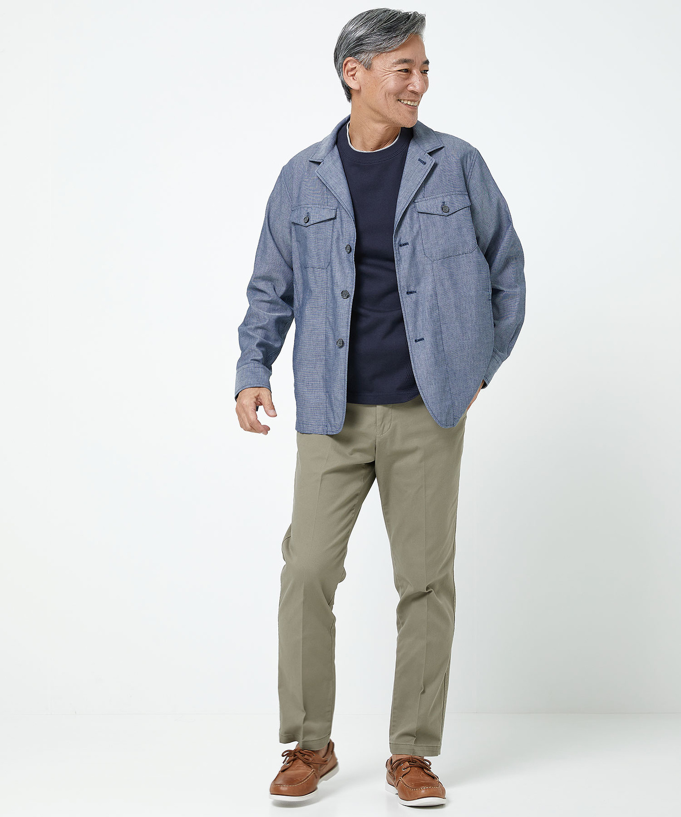 メンズ パマナ テーラード シャツ ジャケット通販 [1601-53114