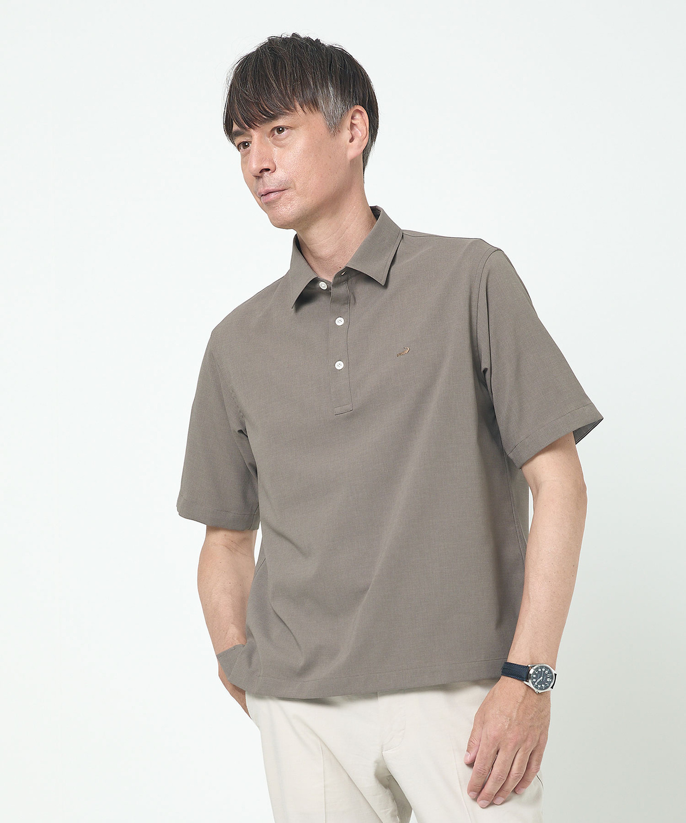 メンズ ドライタッチ プルオーバー シャツ【一部店舗限定】通販 [1601