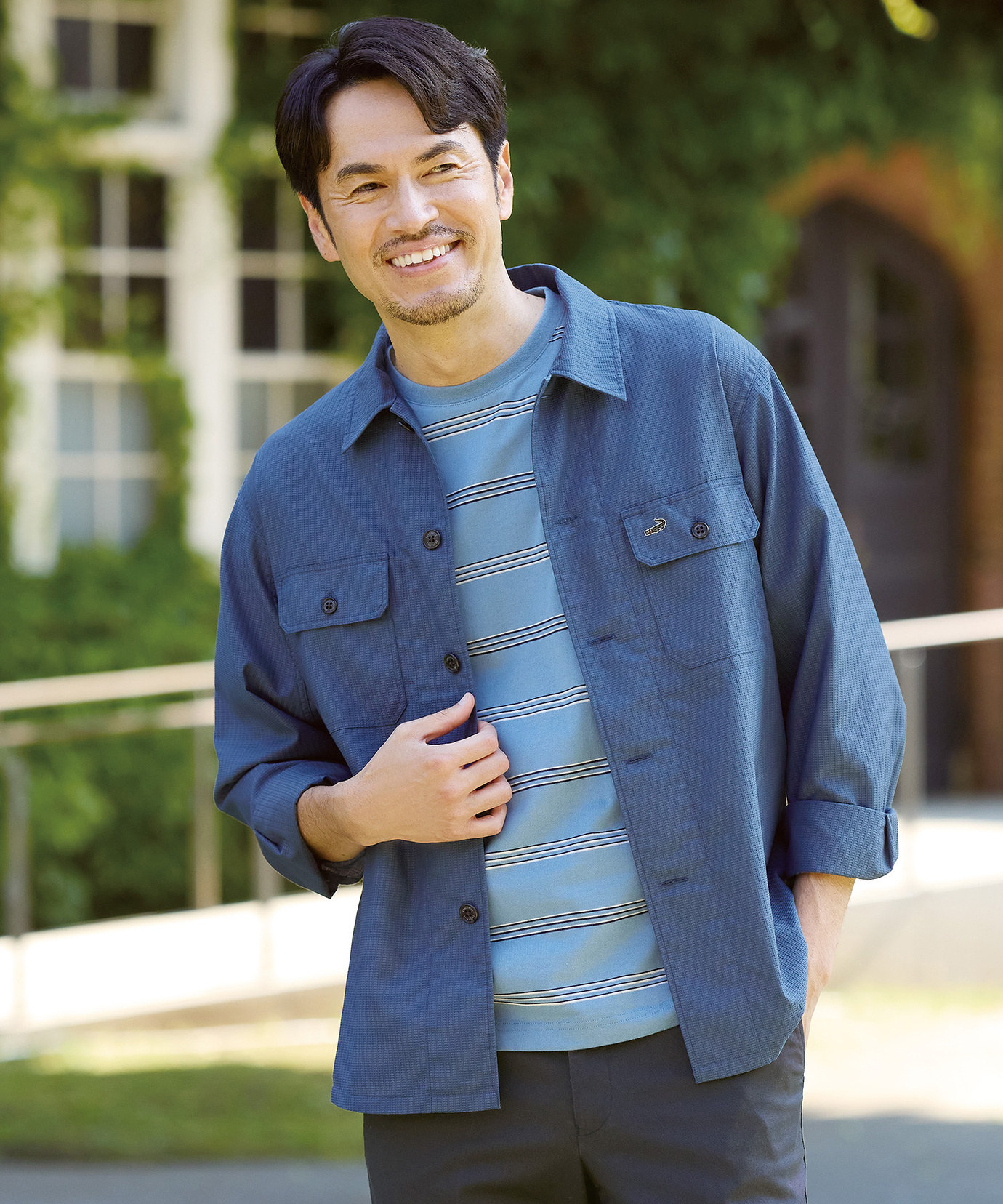 PHIGVEL MAKERS & Co. スタンドカラーシャツジャケット PHIGVEL MAKERS