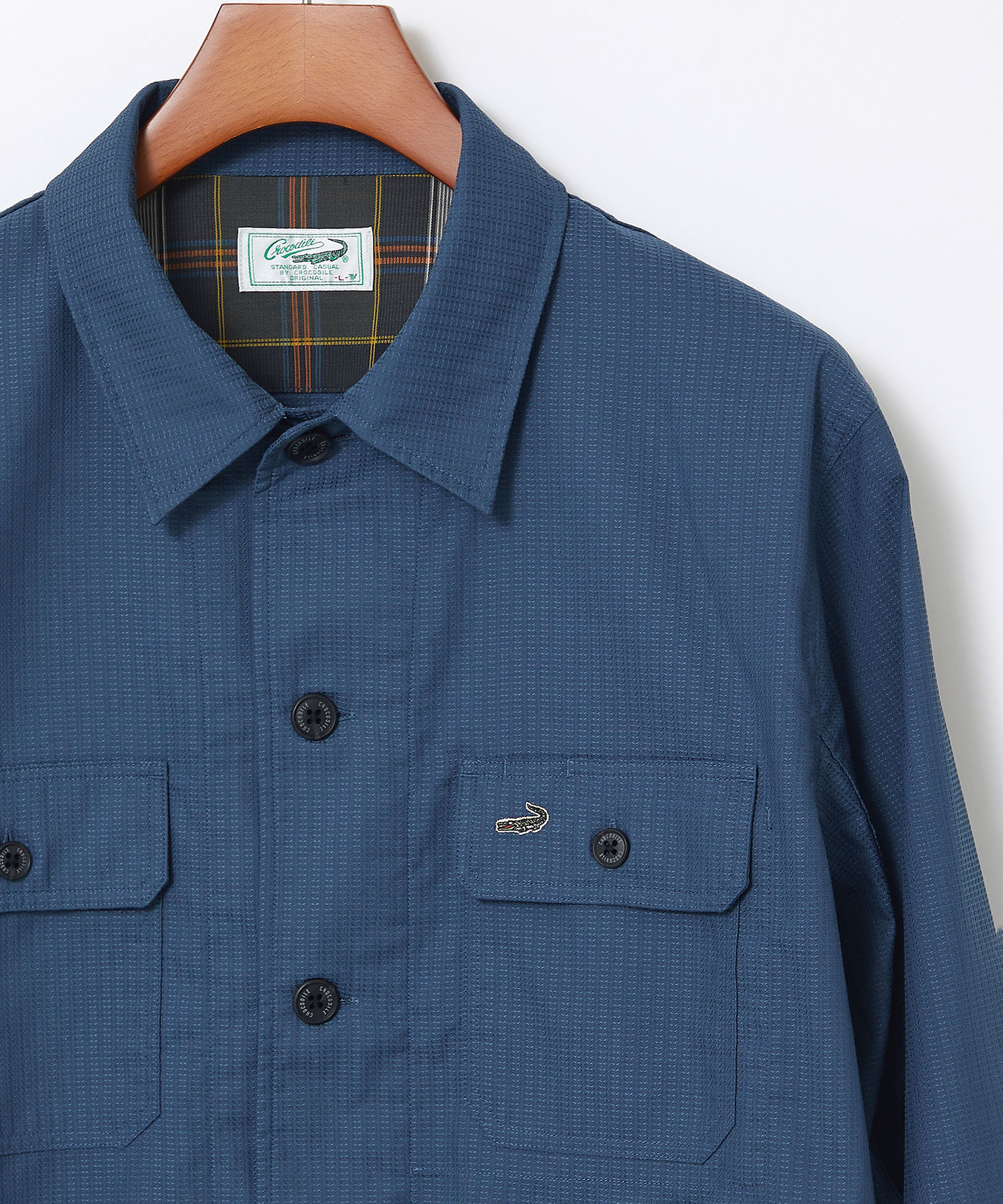 メンズ ダブルポケット付き シャツジャケット通販 [1601-55100