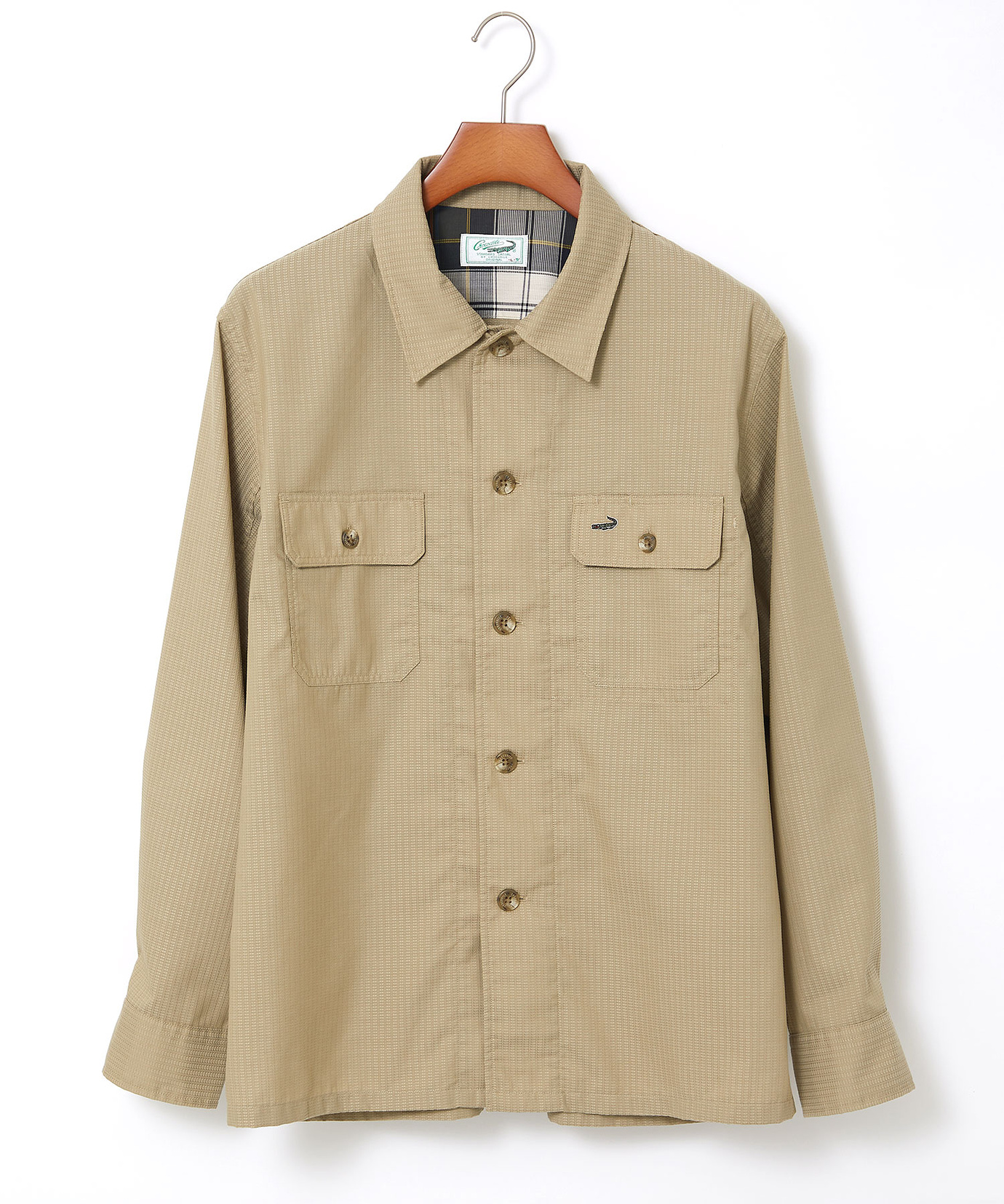 メンズ ダブルポケット付き シャツジャケット通販 [1601-55100