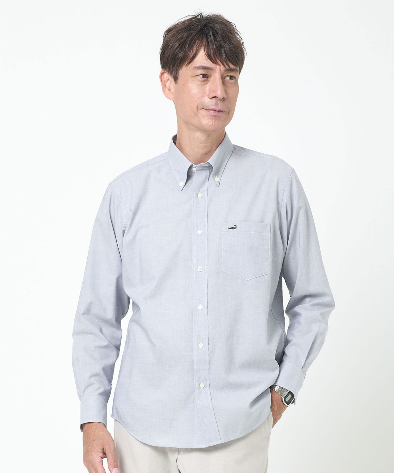 メンズ ノンアイロン ボタンダウン シャツ【シワになりにくい】通販