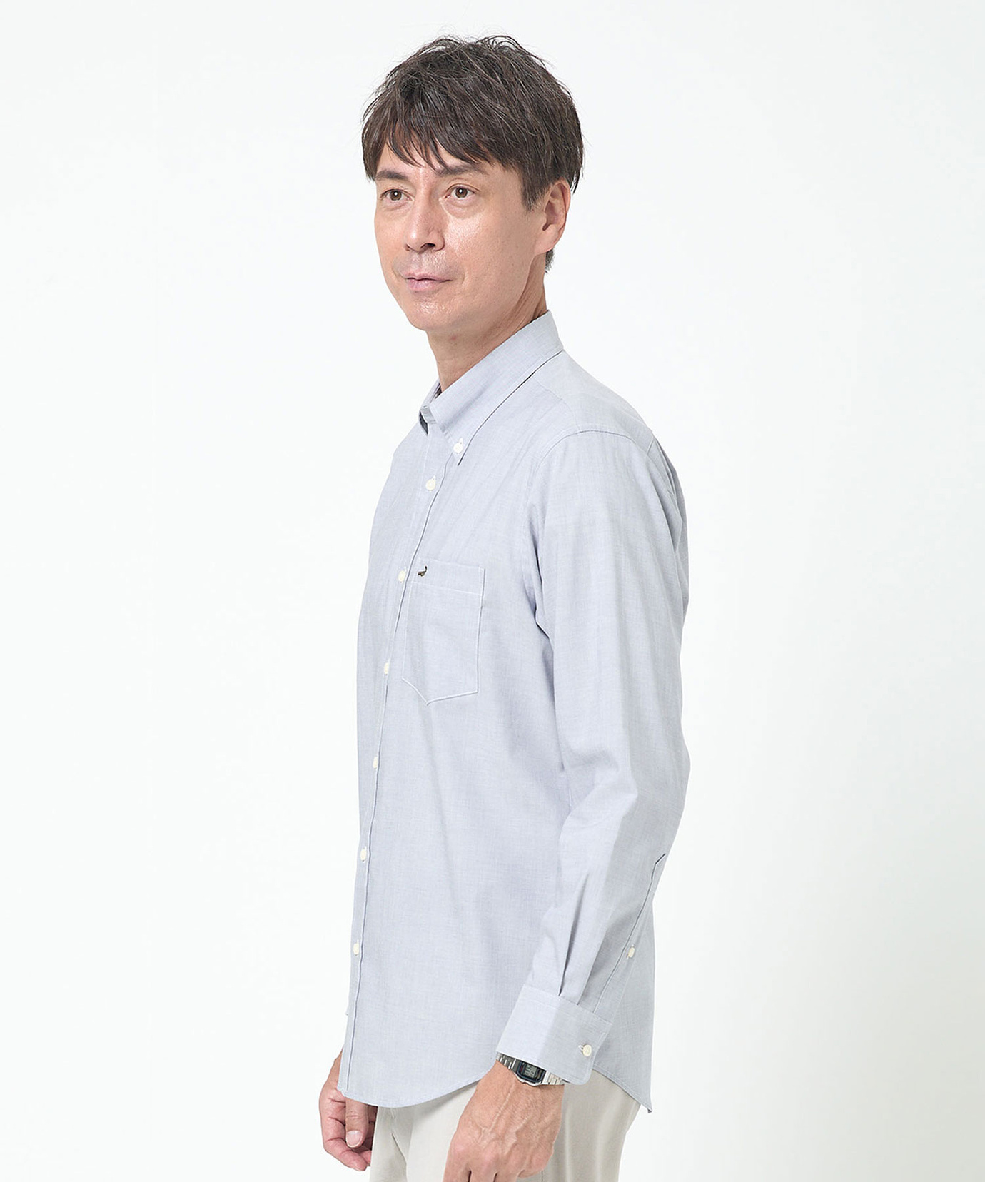 メンズ ノンアイロン ボタンダウン シャツ【シワになりにくい】通販