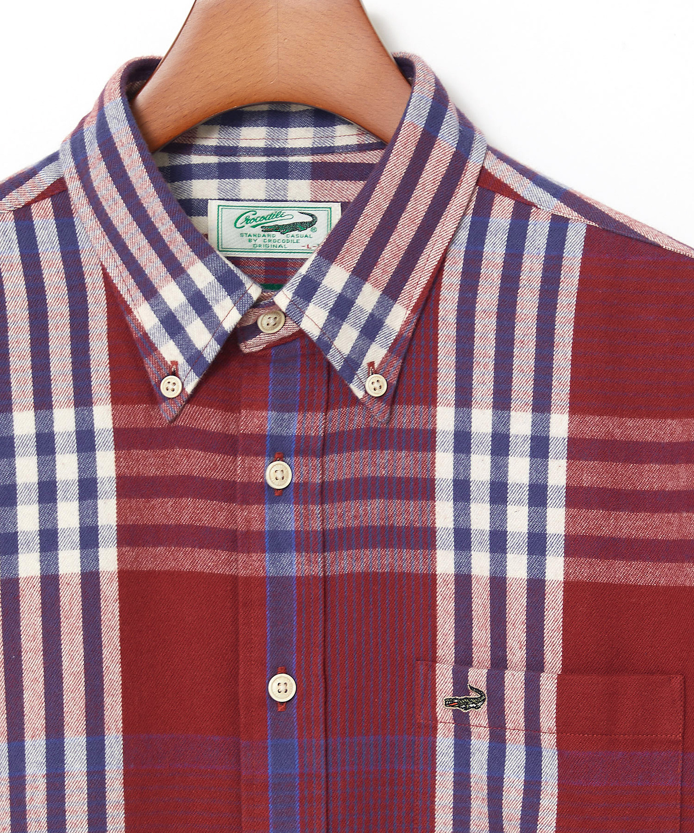 メンズ シャギー加工 タータン柄 シャツ通販 [1601-55121