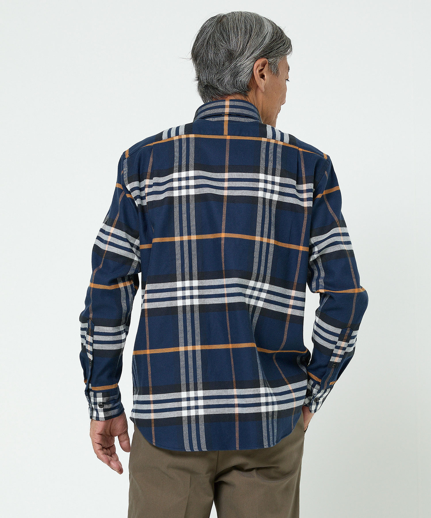 メンズ チェック柄 ボタンダウン シャツ通販 [1601-58102