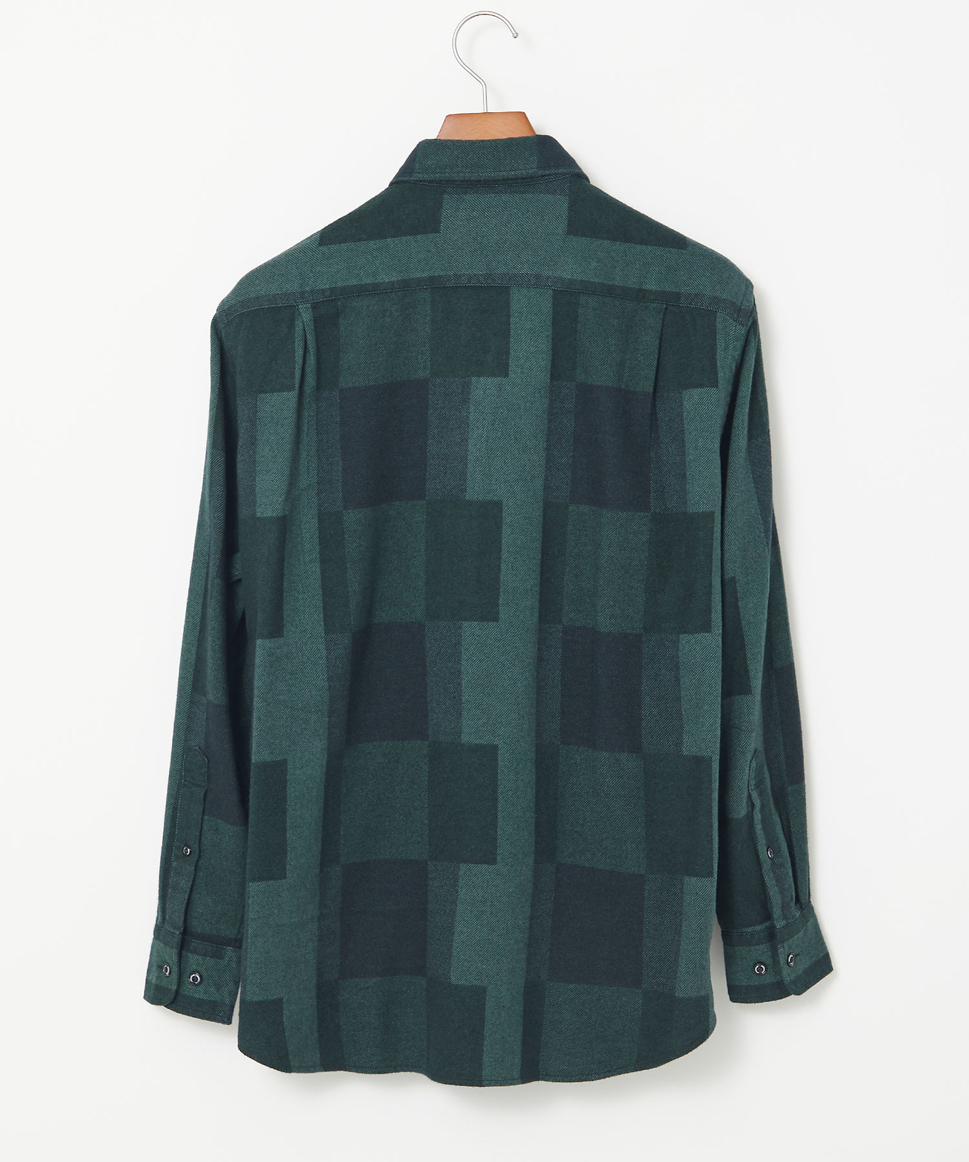 メンズ チェック柄 昼夜織り ボタンダウンシャツ通販 [1601-58105