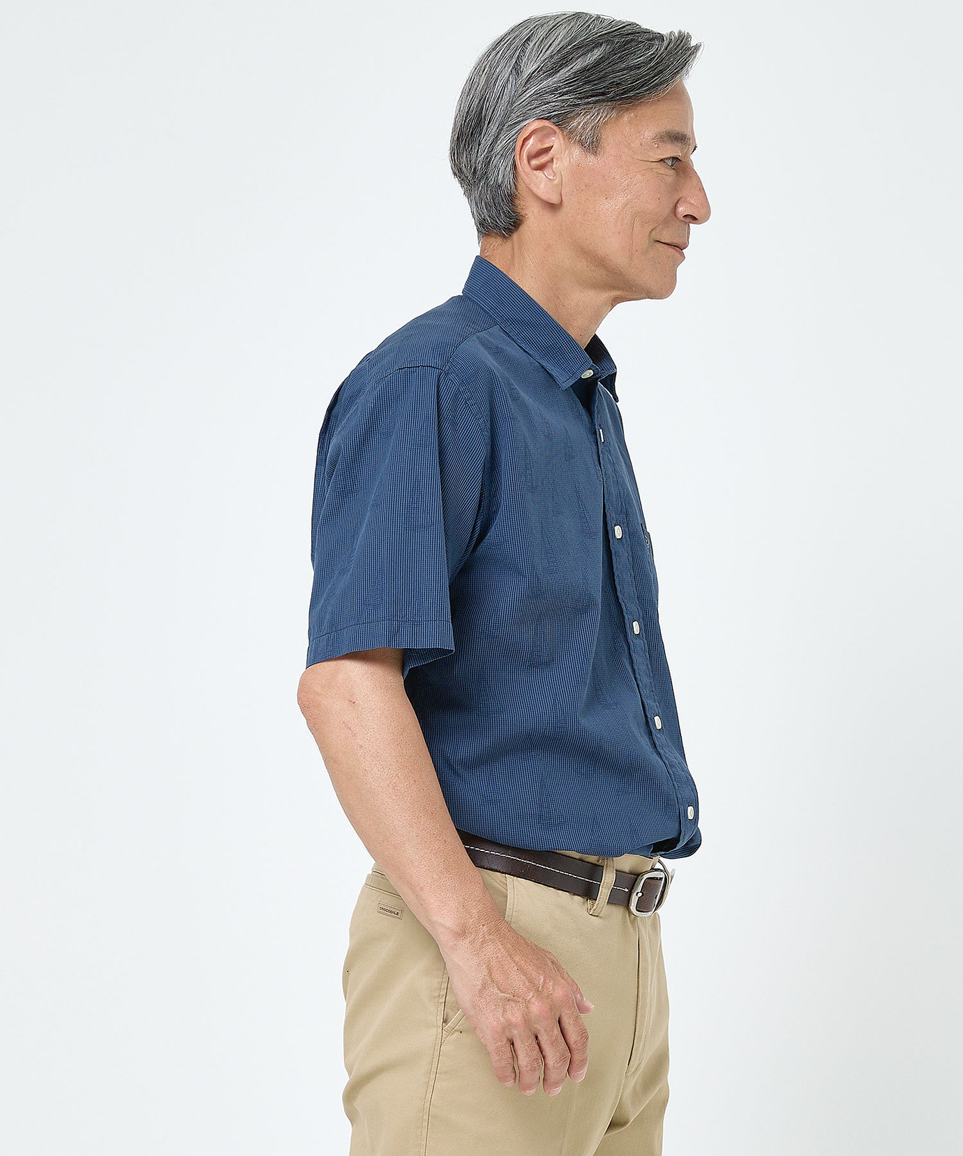 メンズ ジャカード ヨット シャツ通販 [1601-64107] - クロコダイル
