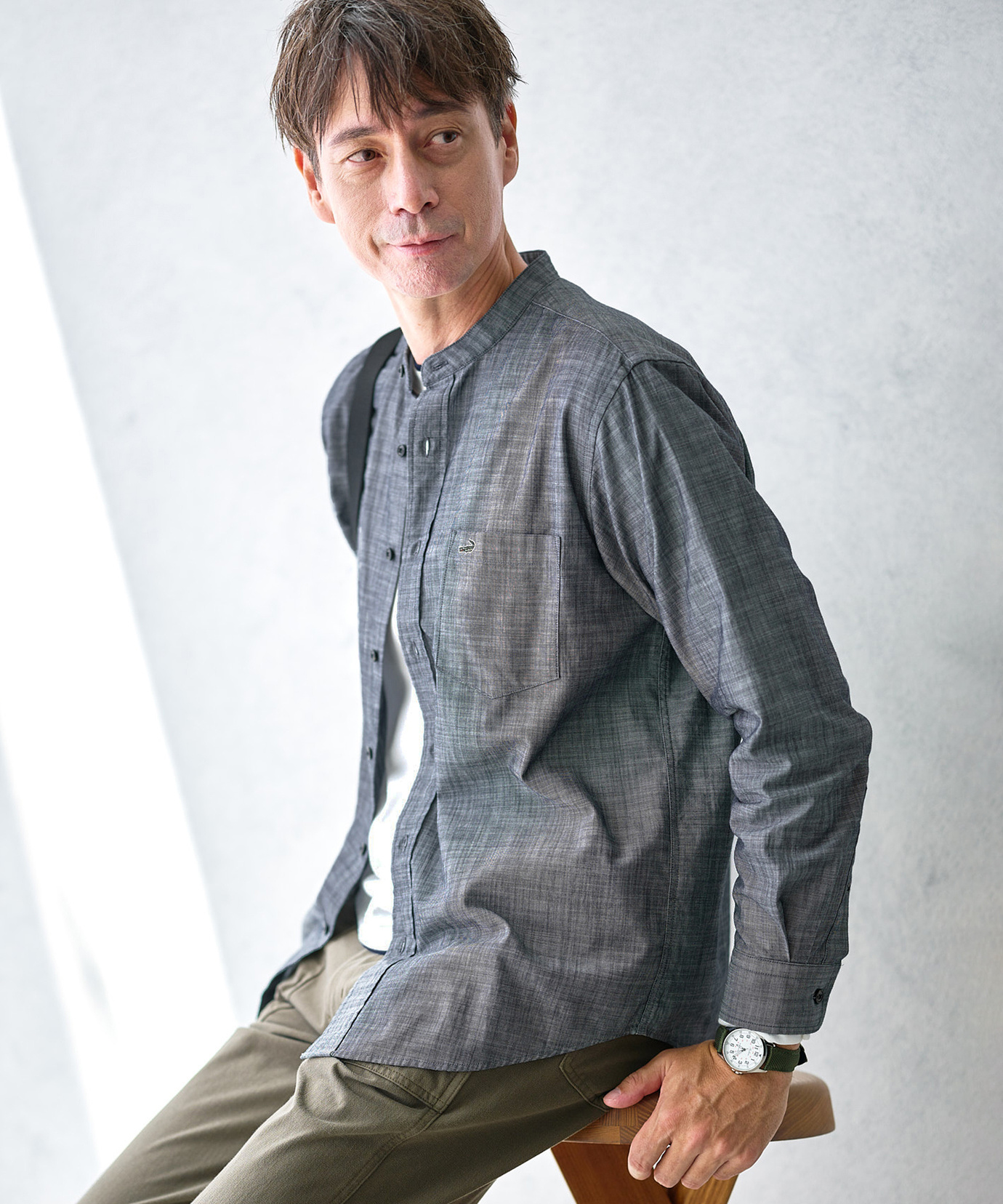 VAN Jac 期間限定 スペシャルオーダー 長袖Tシャツ グレー 綿 M VAN Jac 期間限定 スペシャルオーダー 長袖Tシャツ グレー 綿 M 楽天
