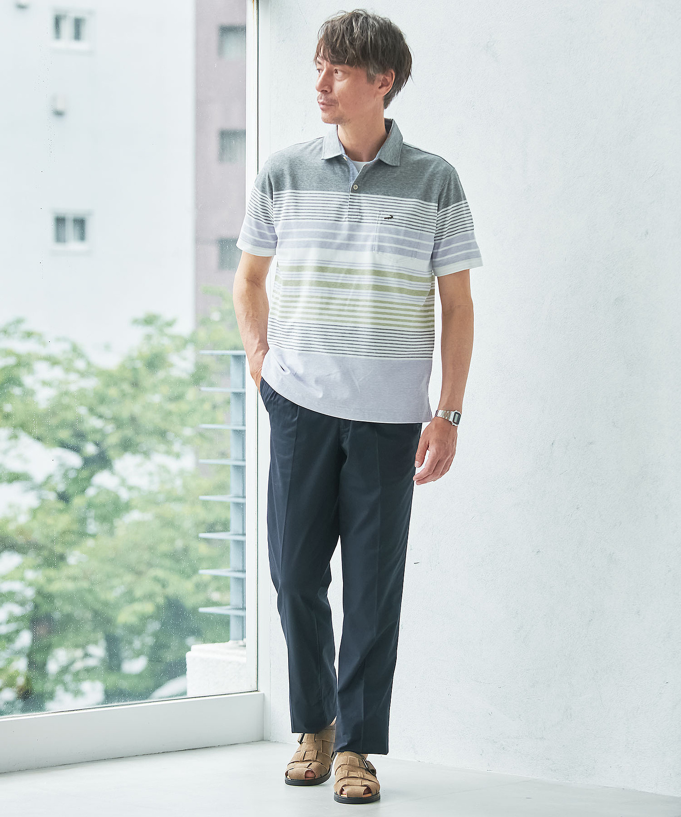 メンズ Tシャツ カットソー フロントライン ワンポイント XXL 