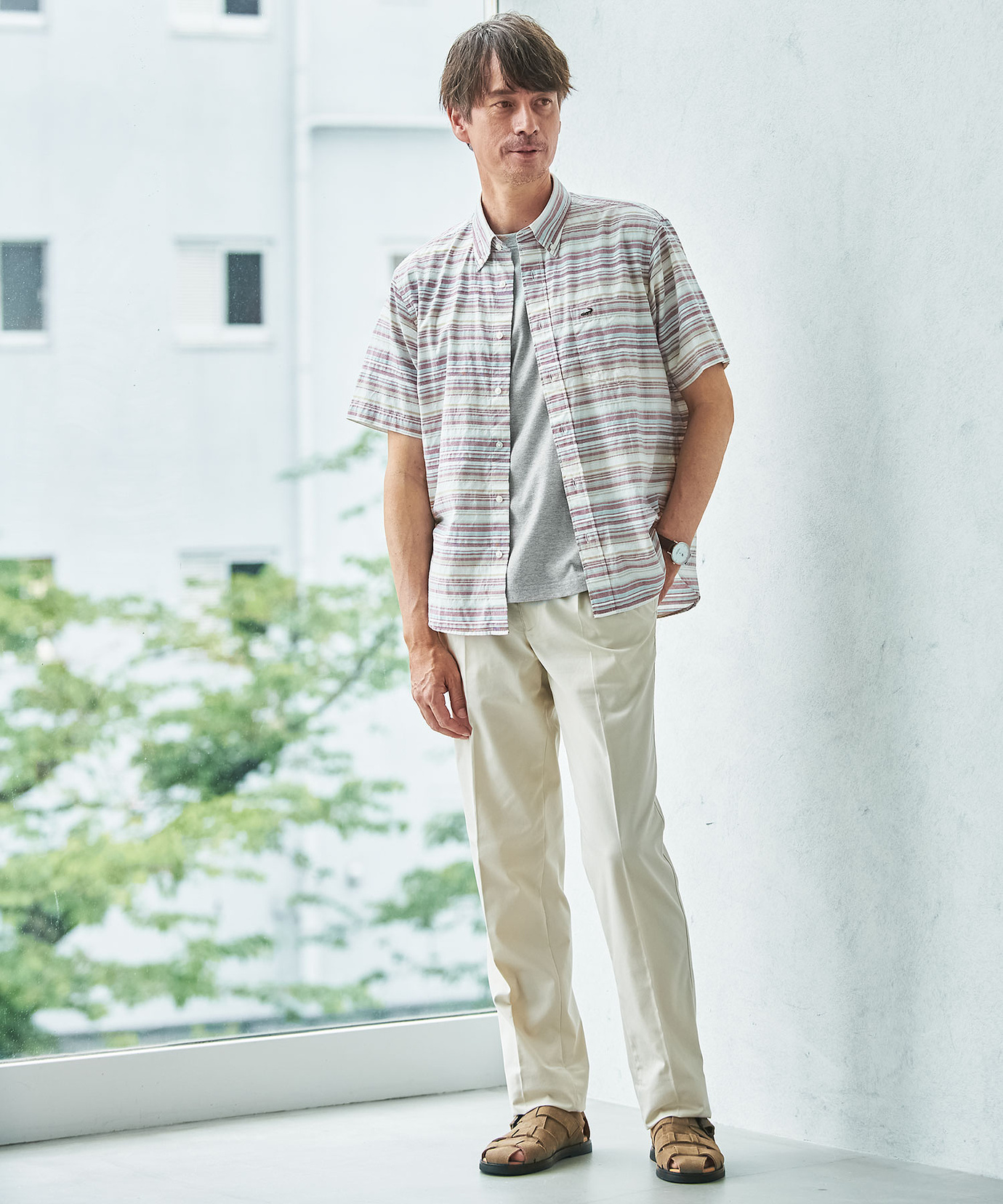 メンズ ポケット付きワンポイントTシャツ【TEMP-C】 通販 [1602-08250