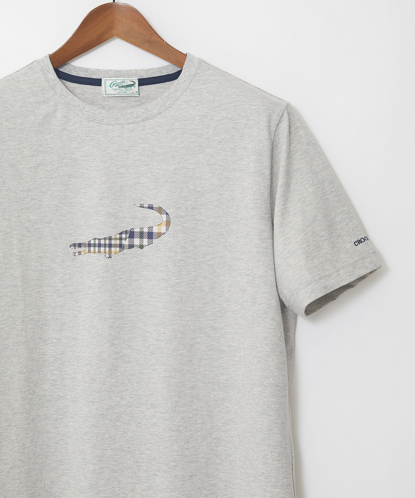 メンズ クロコダイルタータン プリント Tシャツ 通販 [1602