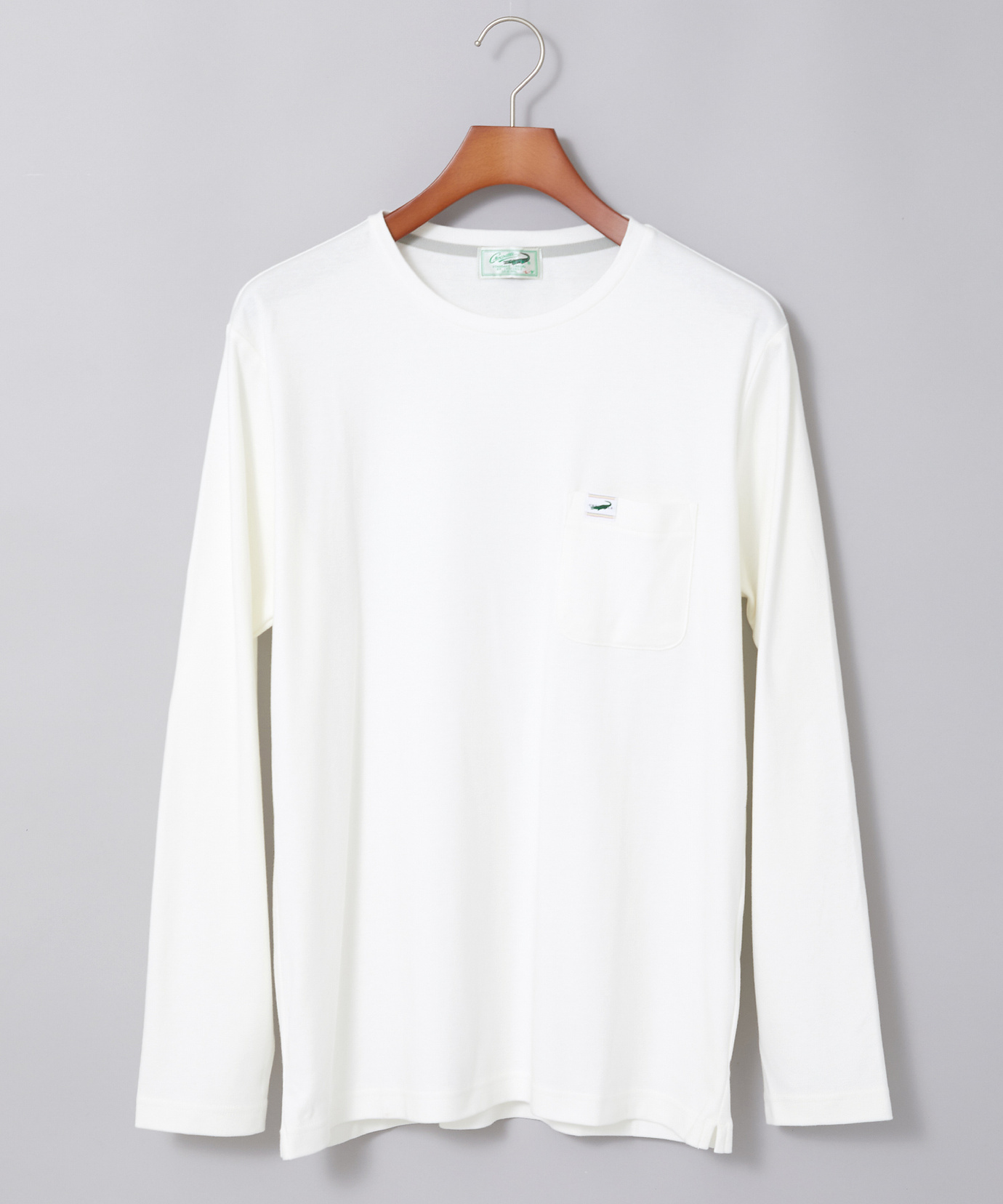 メンズ スムース クルーネック カットソー【ウガンダ オーガニック